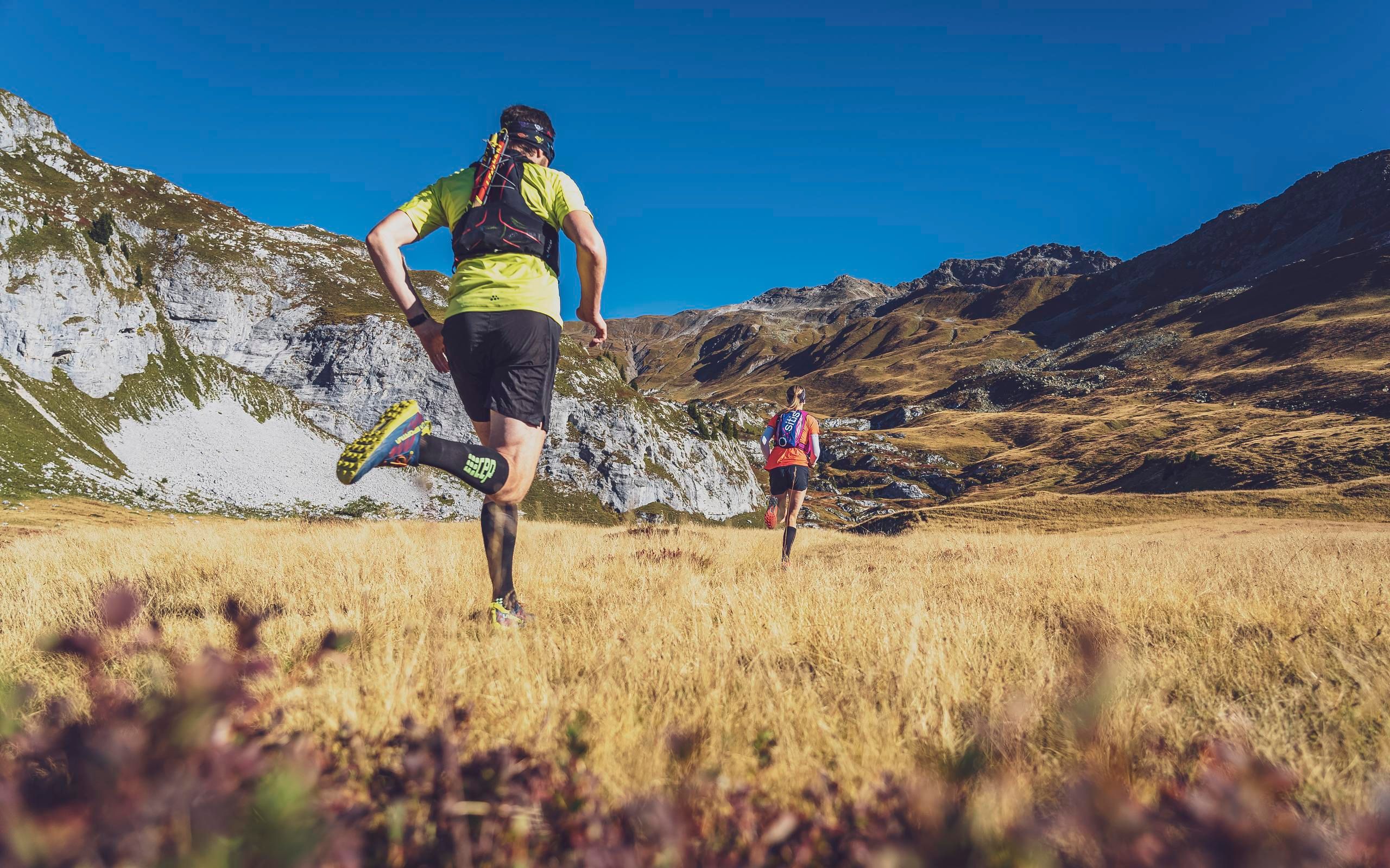 Trailrunner Trailrunning im Praettigau Madrisa Gotschna