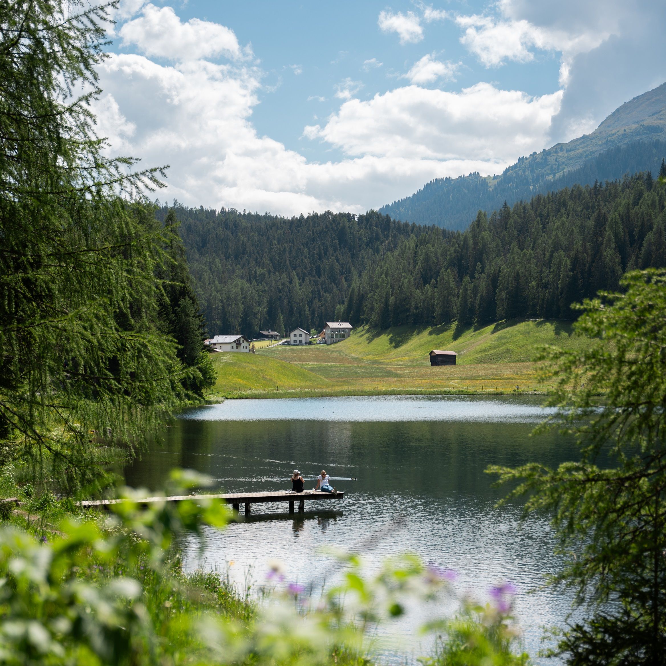Schwarzsee in Davos Laret