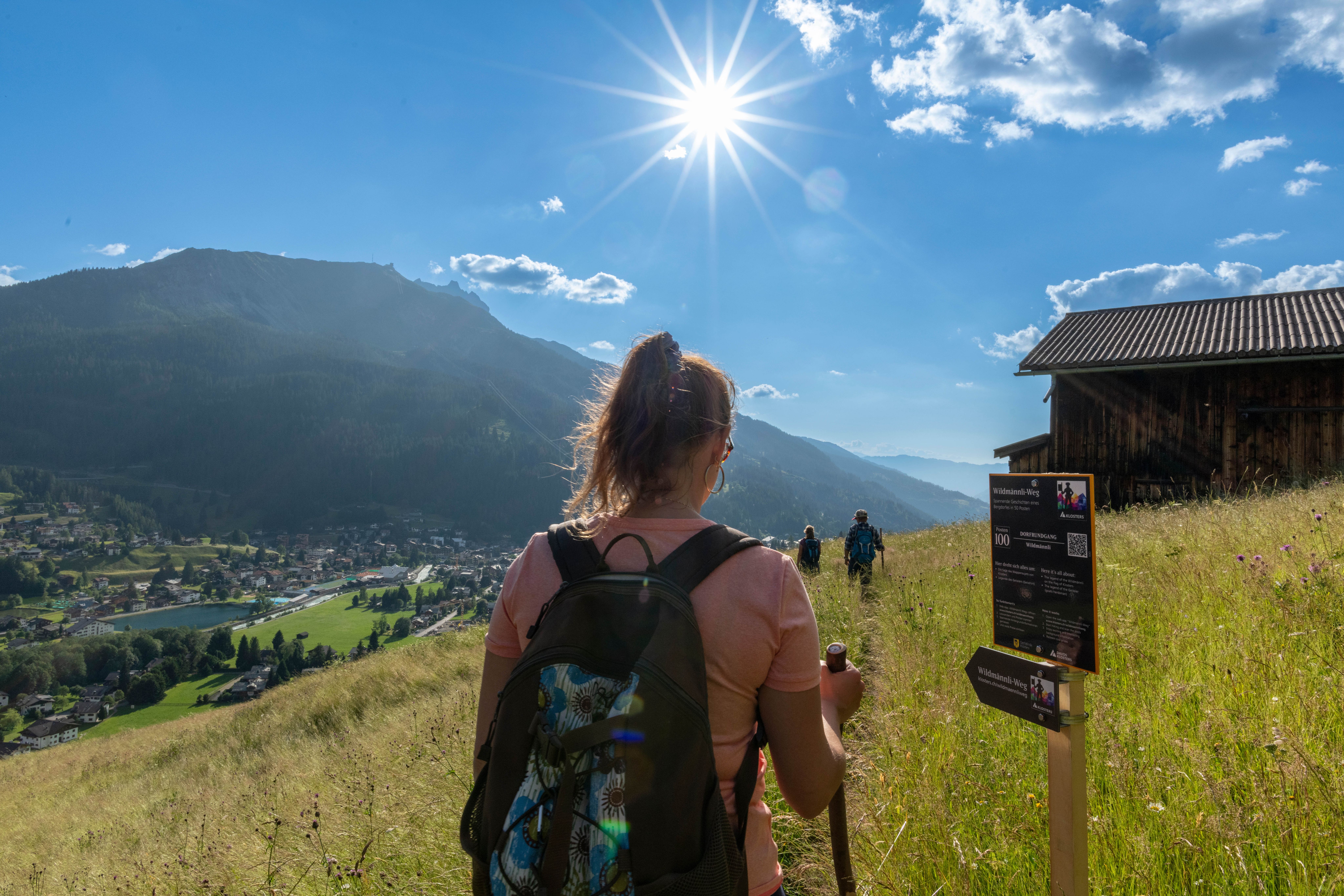 Wildmännli-Weg in Klosters
