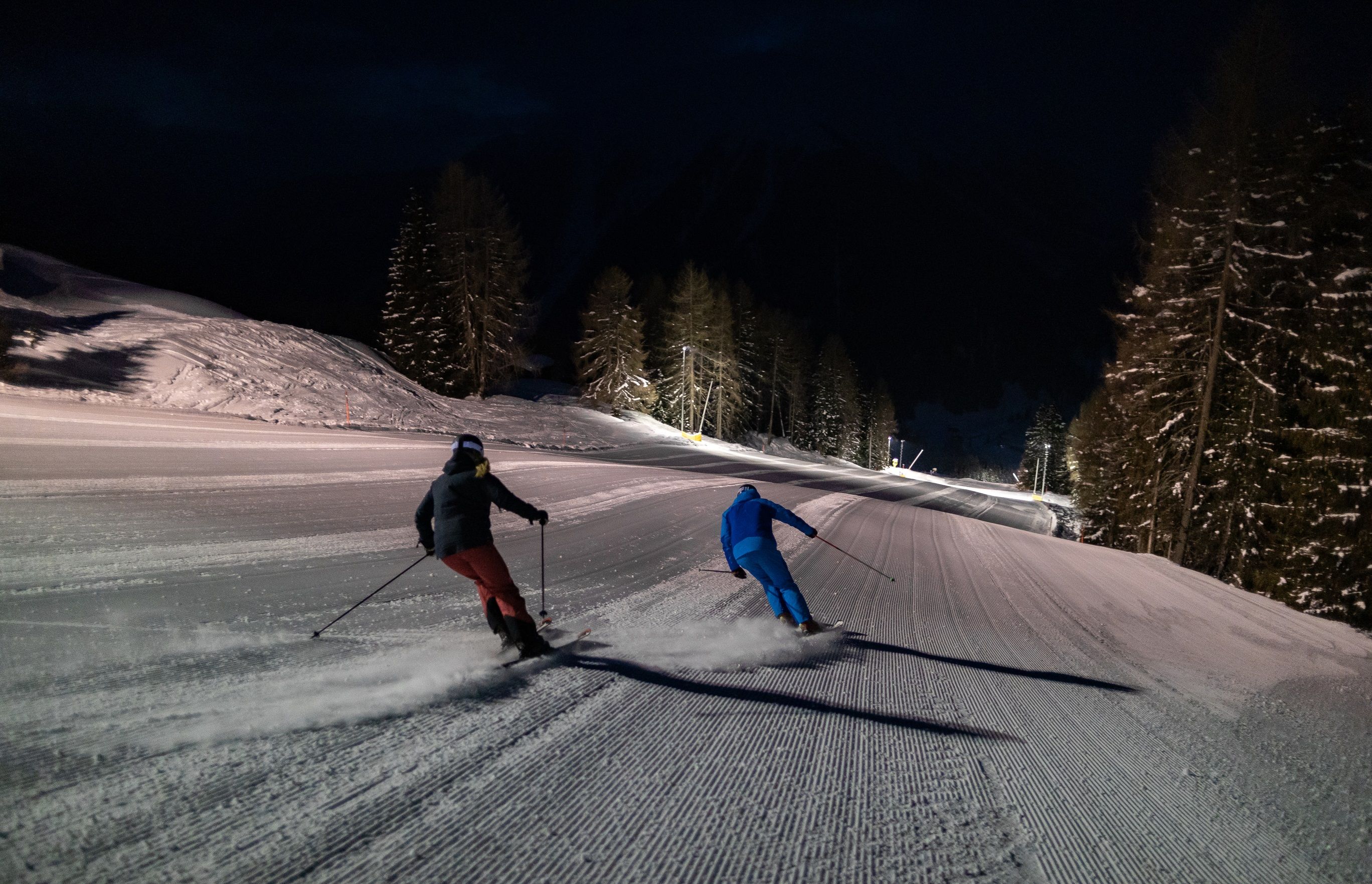 Nachtskifahren Rinerhorn Davos