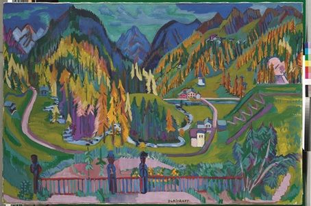 Gemälde von Ernst Ludwig Kirchner, Sertigtal