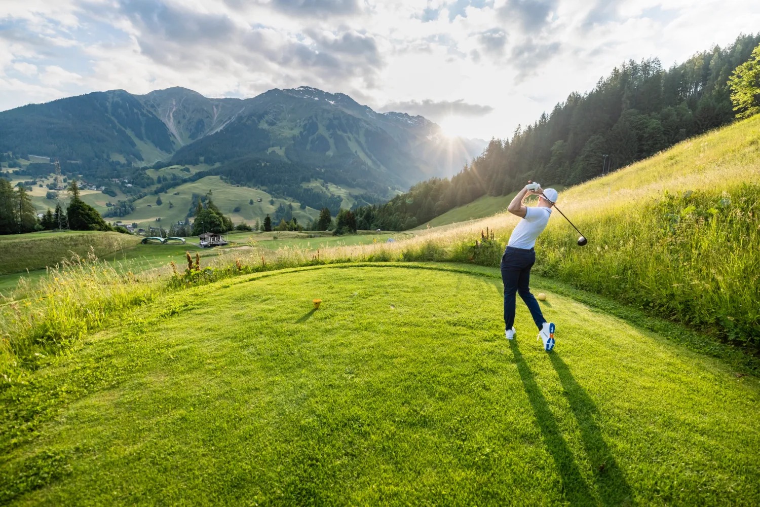 Golfen in Klosters, Golfen in Graubünden, Golf Schweizer Alpen