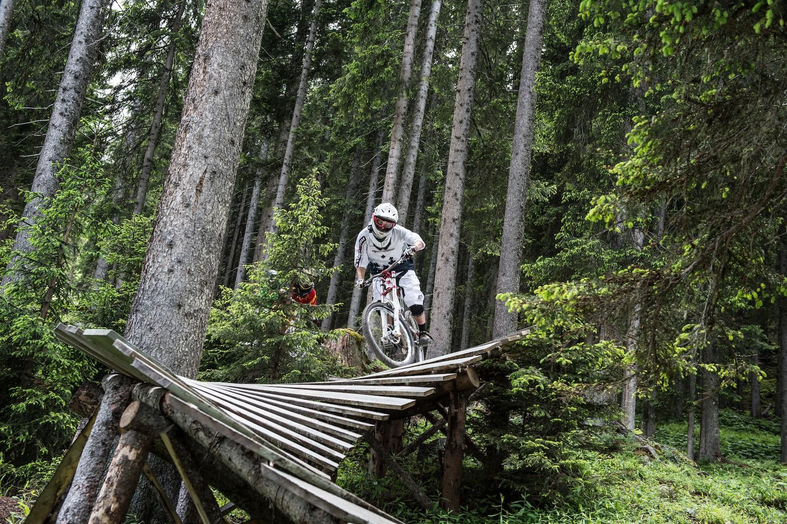 Gotschna Freeride Klosters Mountainbiker