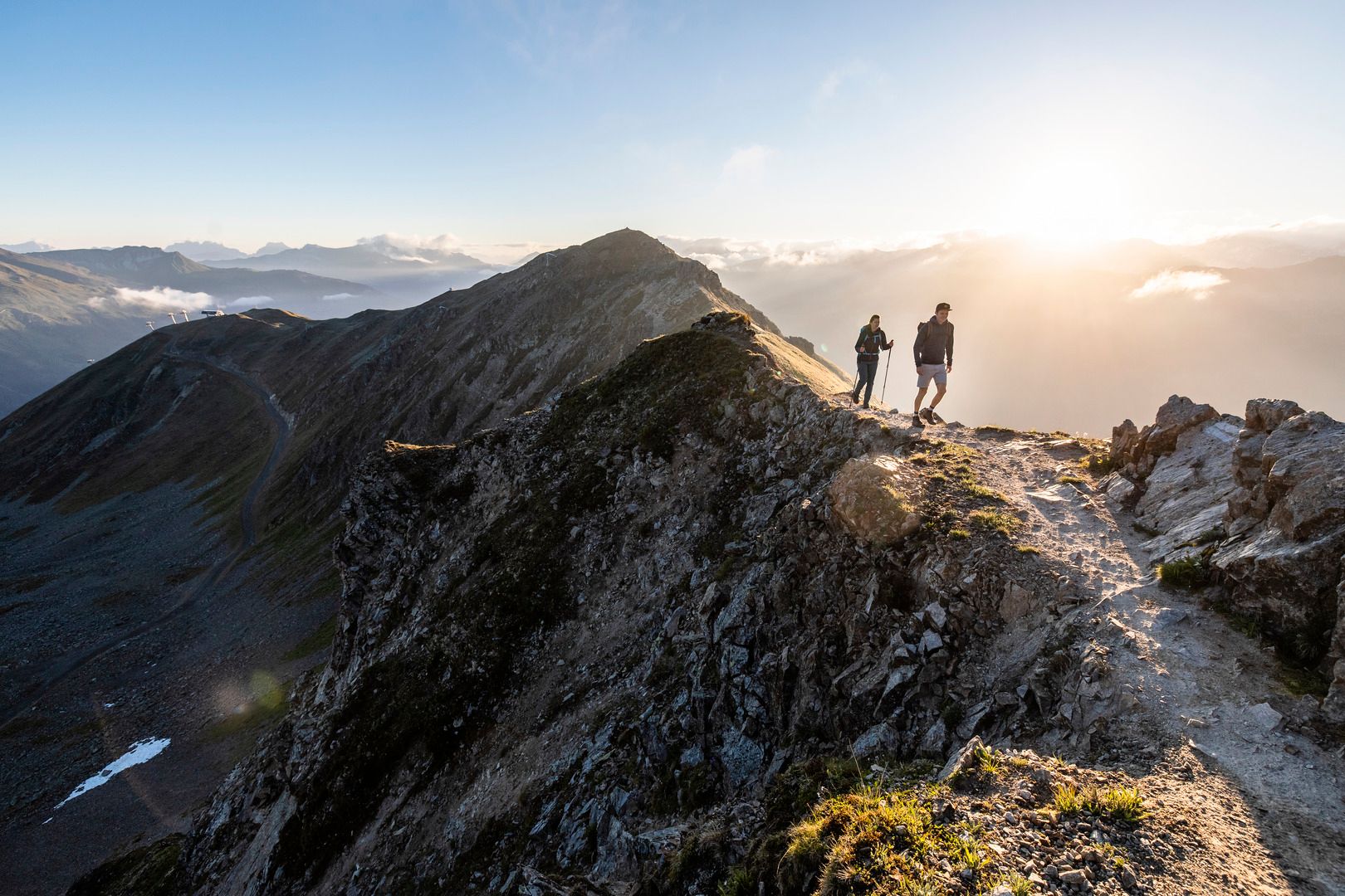 Gratwanderung am Jakobshorn