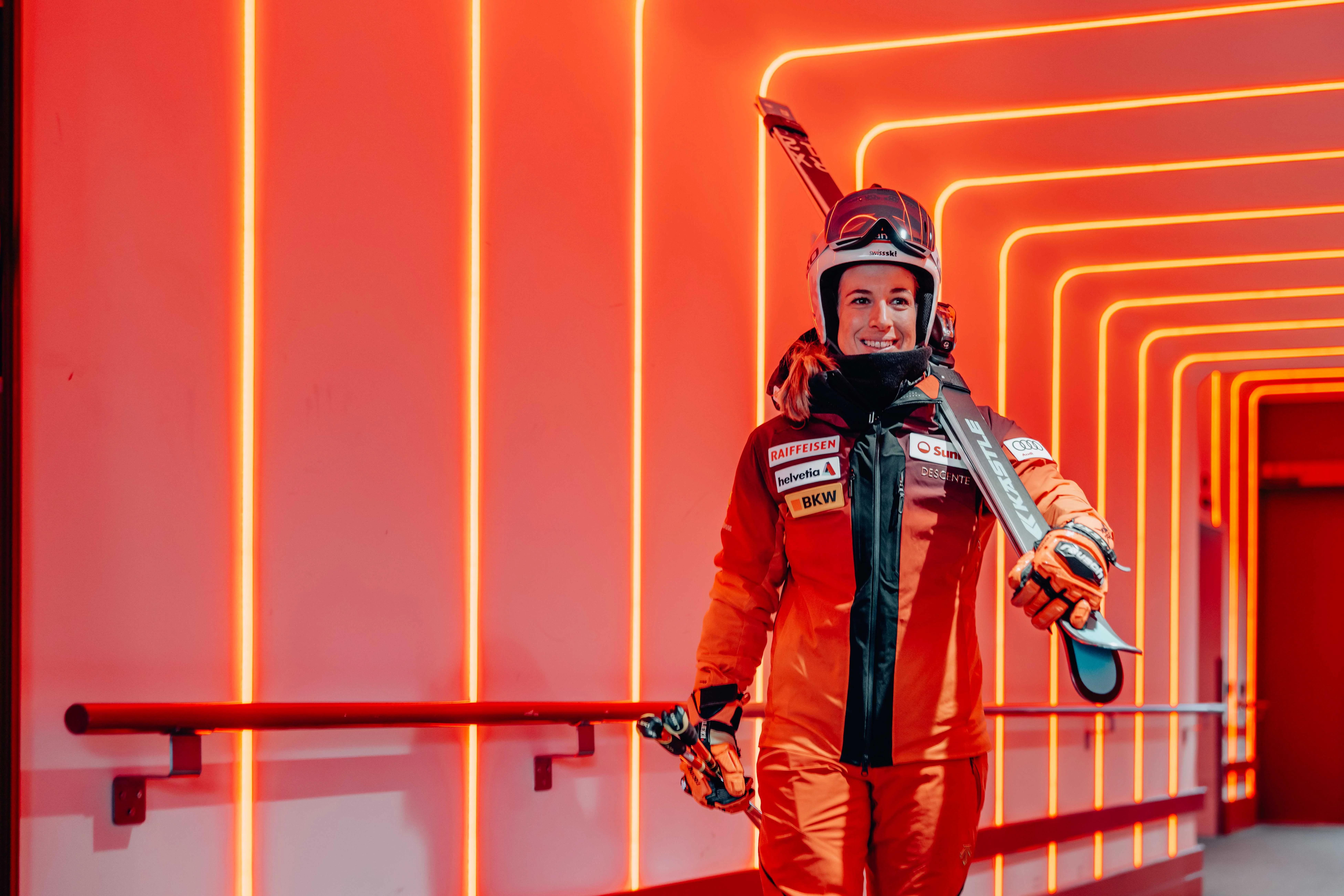 Jasmine Flury Jakobshorn Winter Ski Alpin Bergstation