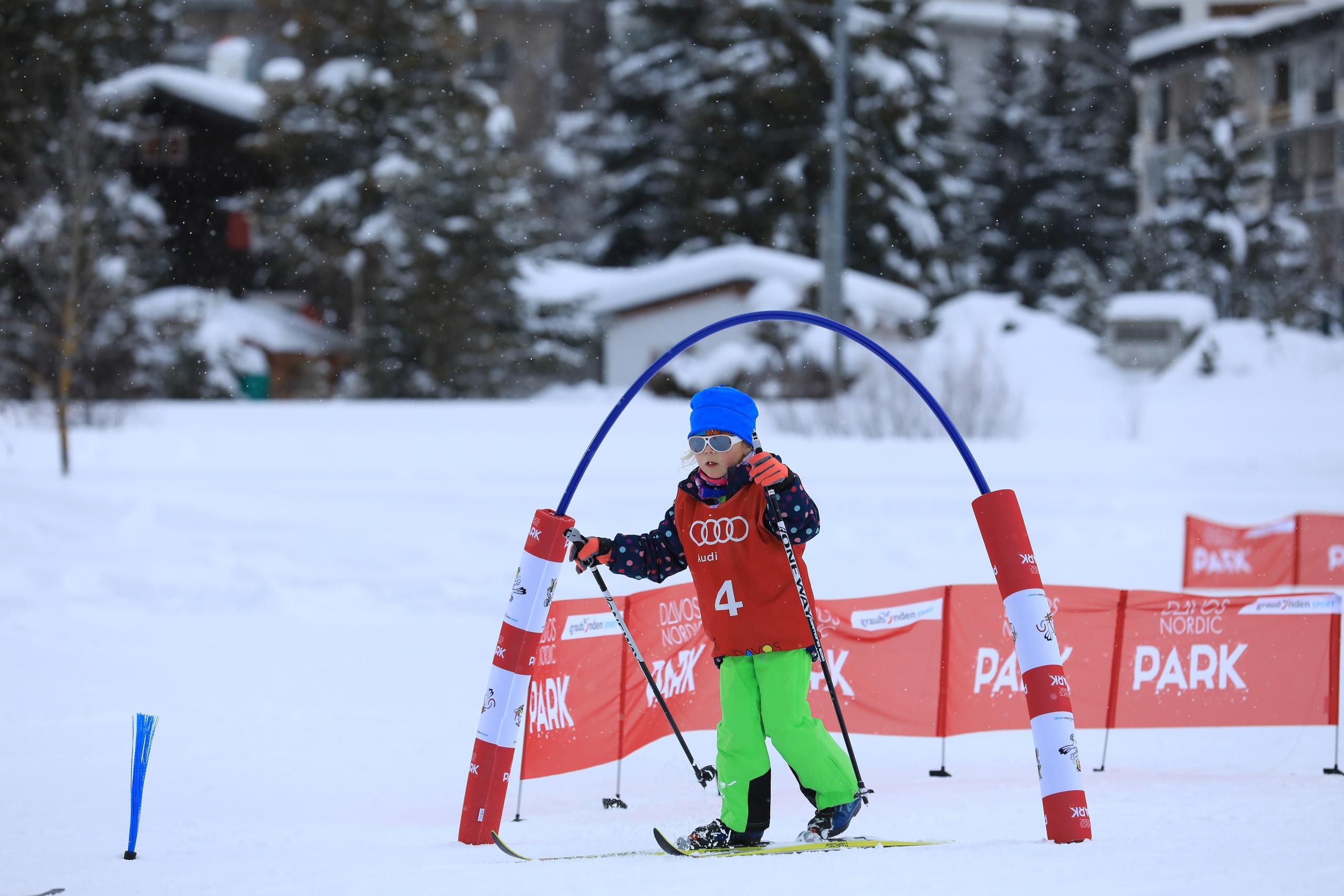 Langlaufen lernen im Nordic Park in Davos