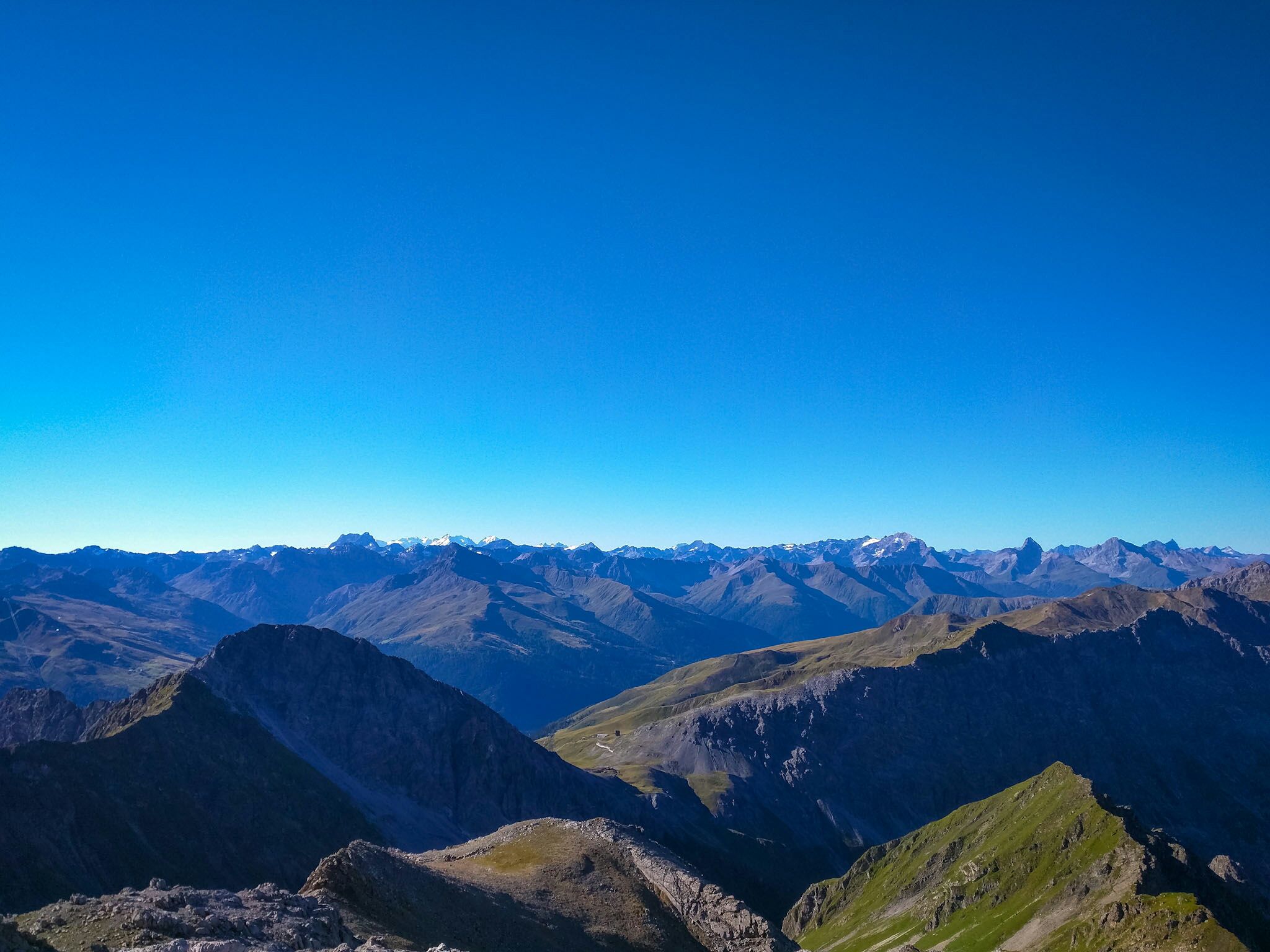 Panorama Weissfluhgipfel im Sommer