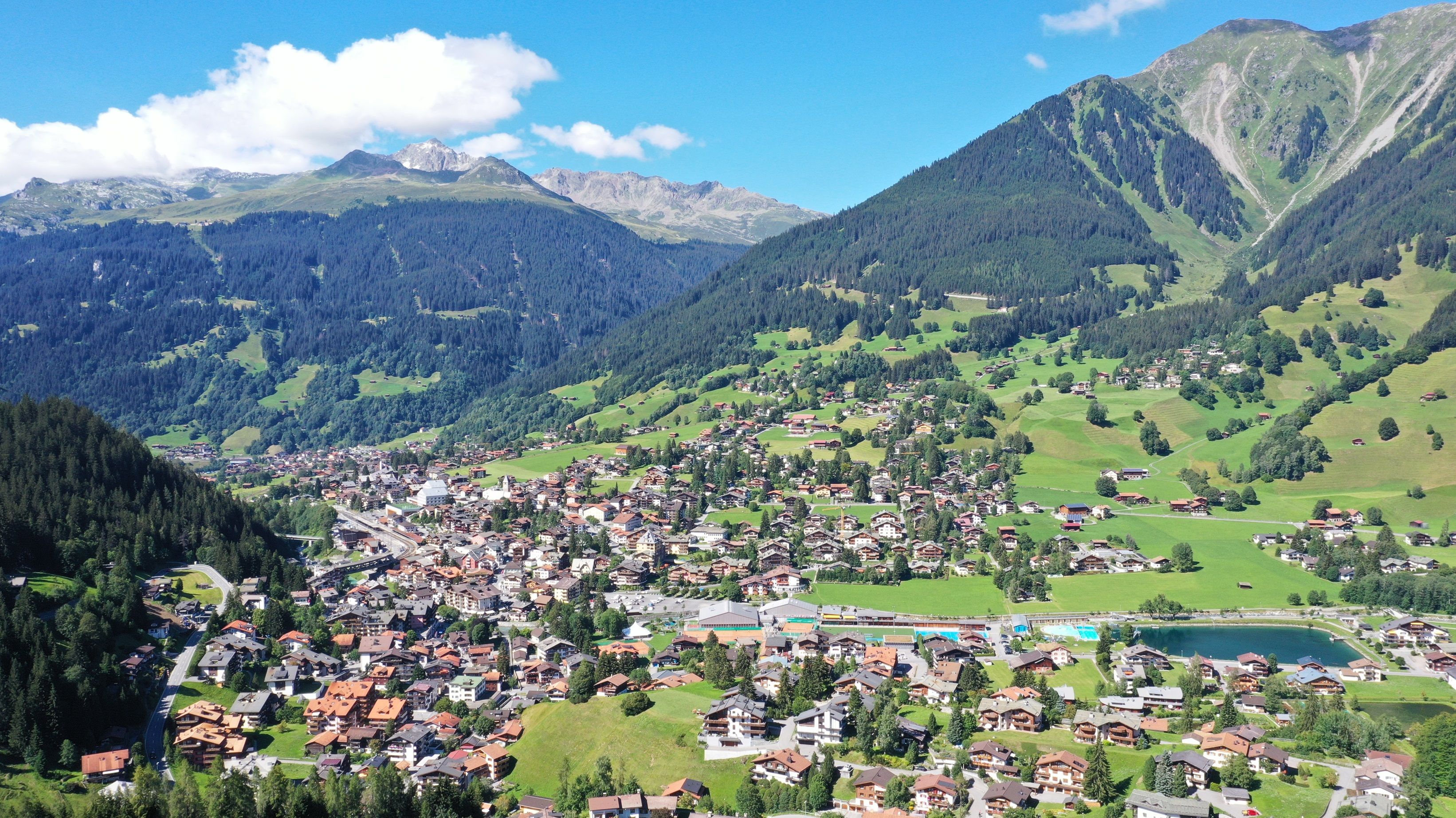 Blick auf Klosters