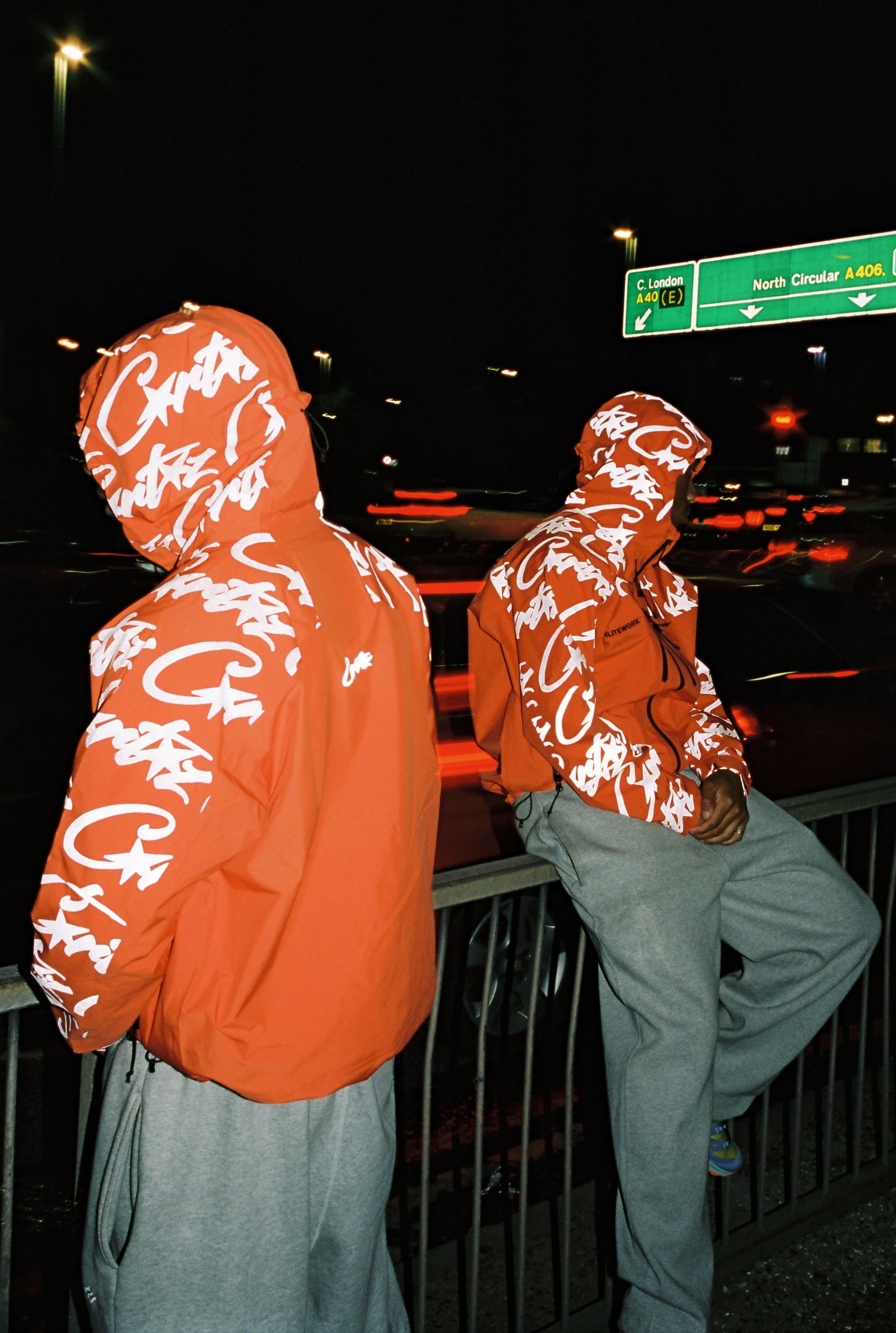 corteiz orange jacket