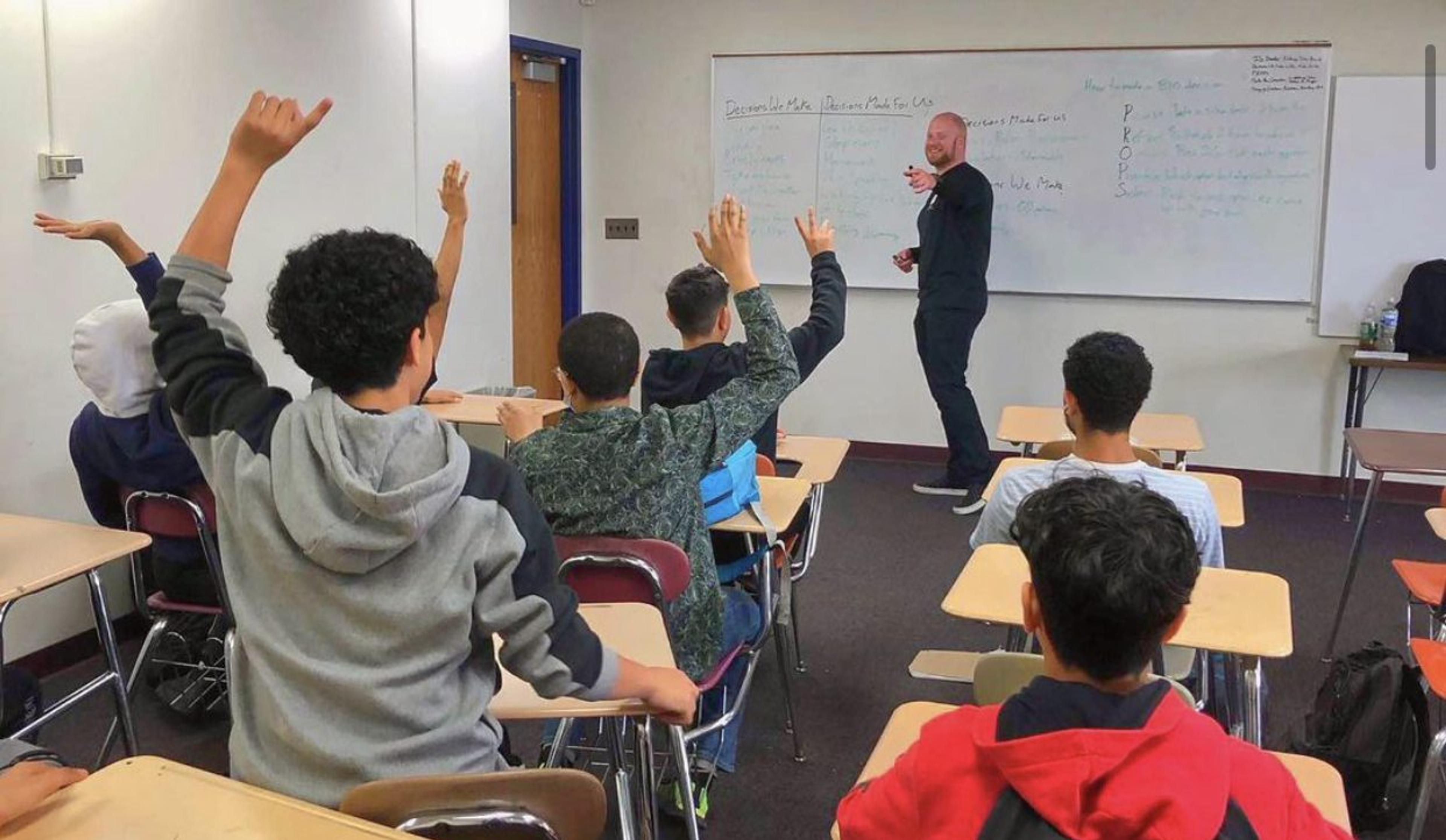 With the help of a two-year, $45,000 Community Health Matching Grant from the Blue Cross Blue Shield of Michigan (BCBSM) Foundation, LAHC expanded its substance use prevention education program into the Westwood Community School District, a first-time endeavor for the 40-year organization.