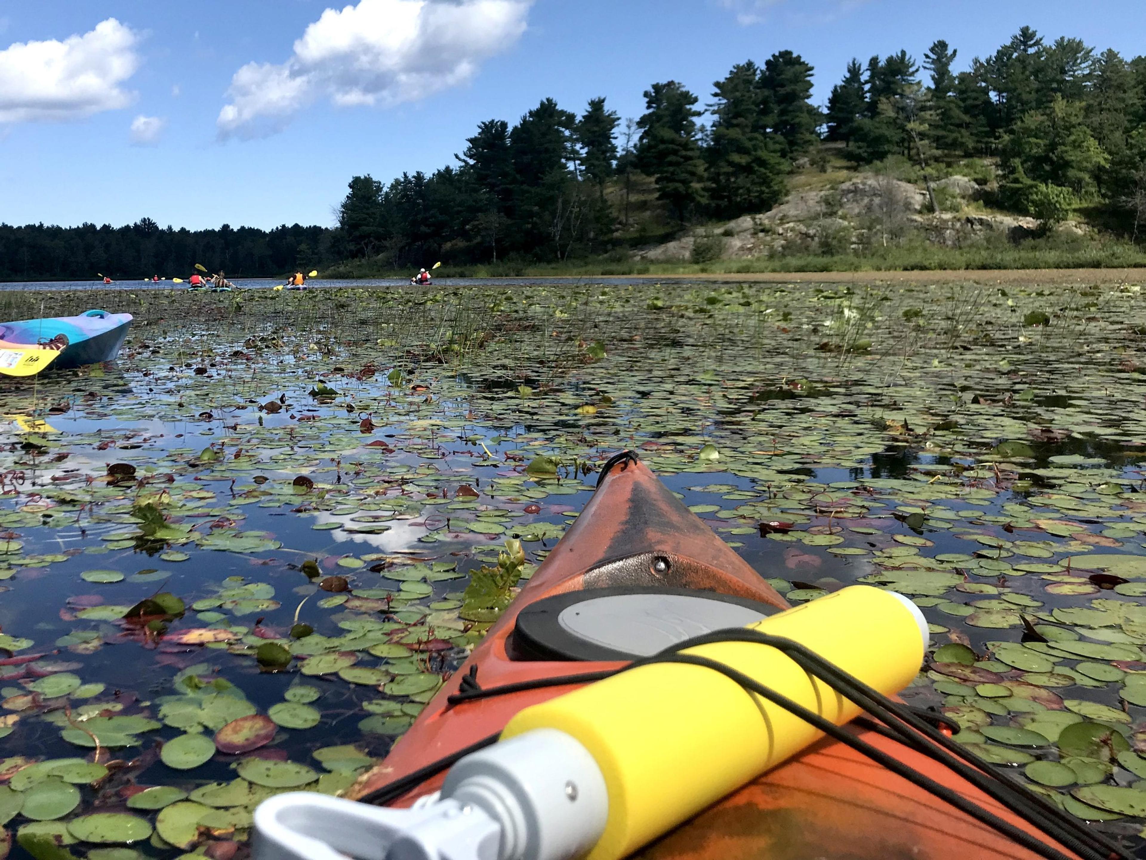 Great Lakes residents kayaking