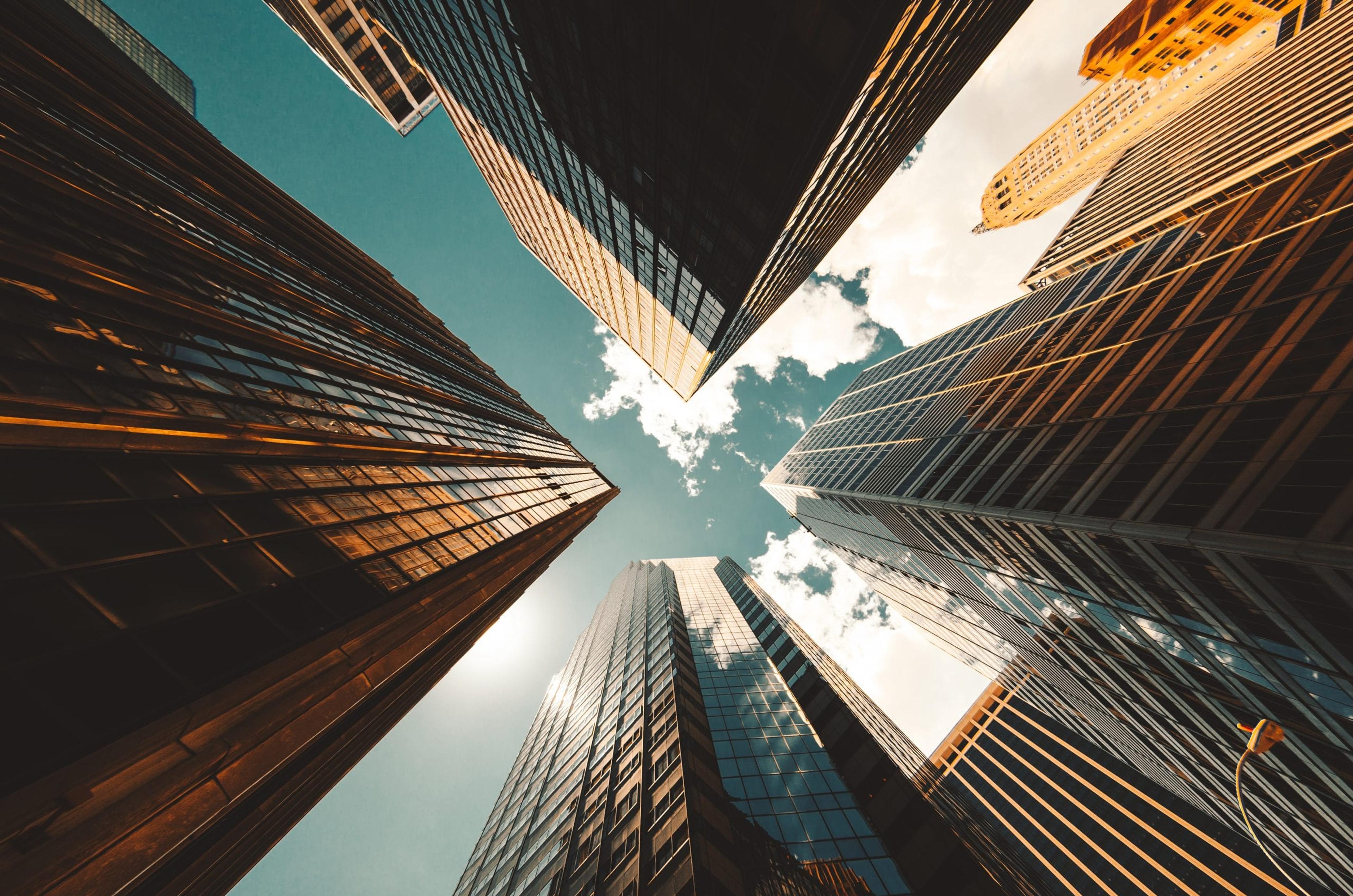 Tall buildings in the sky