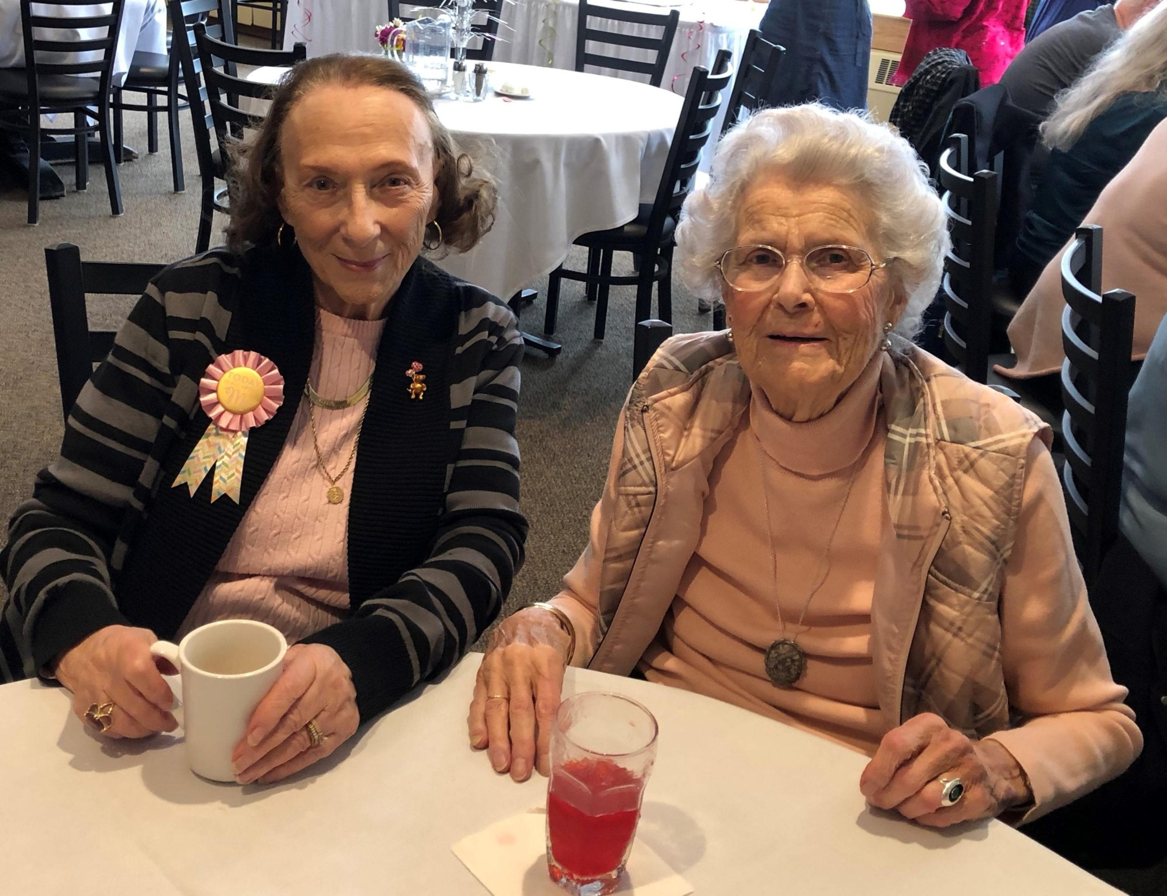 Hettie Molvang with Parkinson's Network North founder Maxine Meach