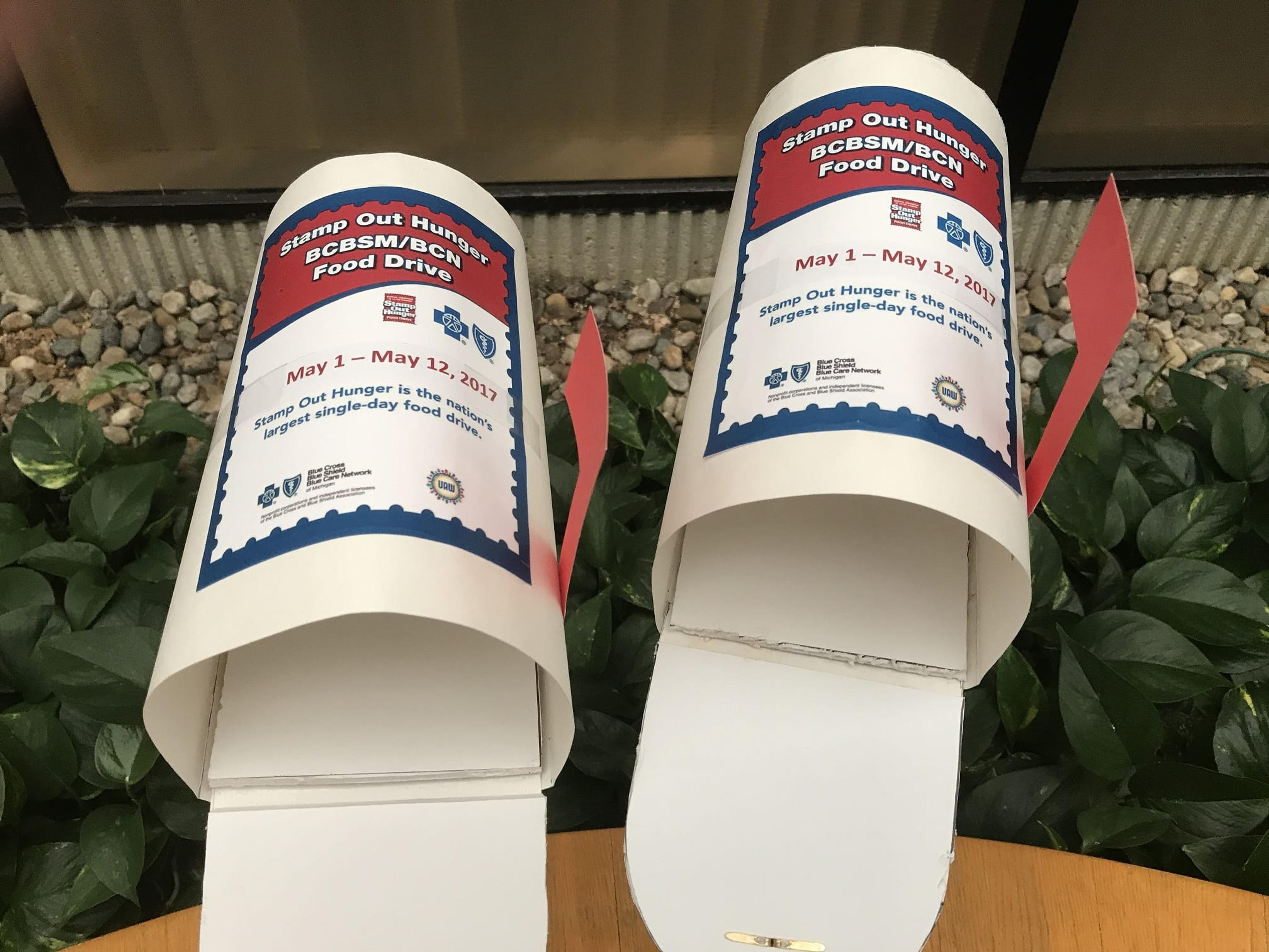Stamp Out Hunger mailboxes