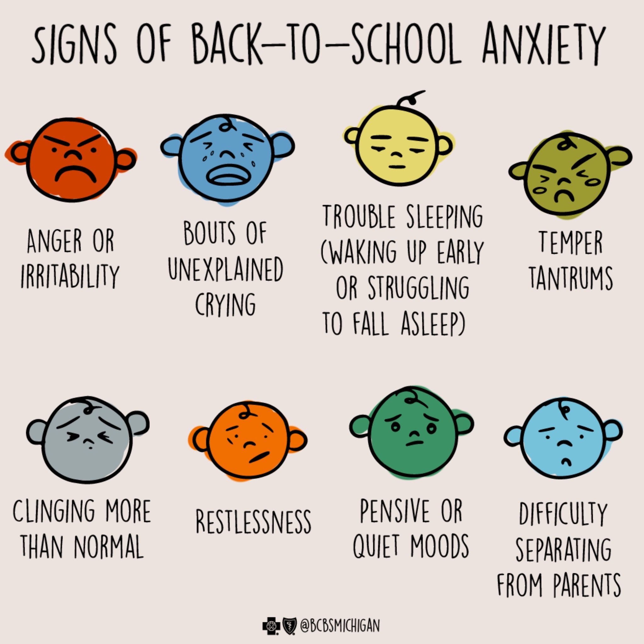 Signs of Back to School Anxiety in Kids