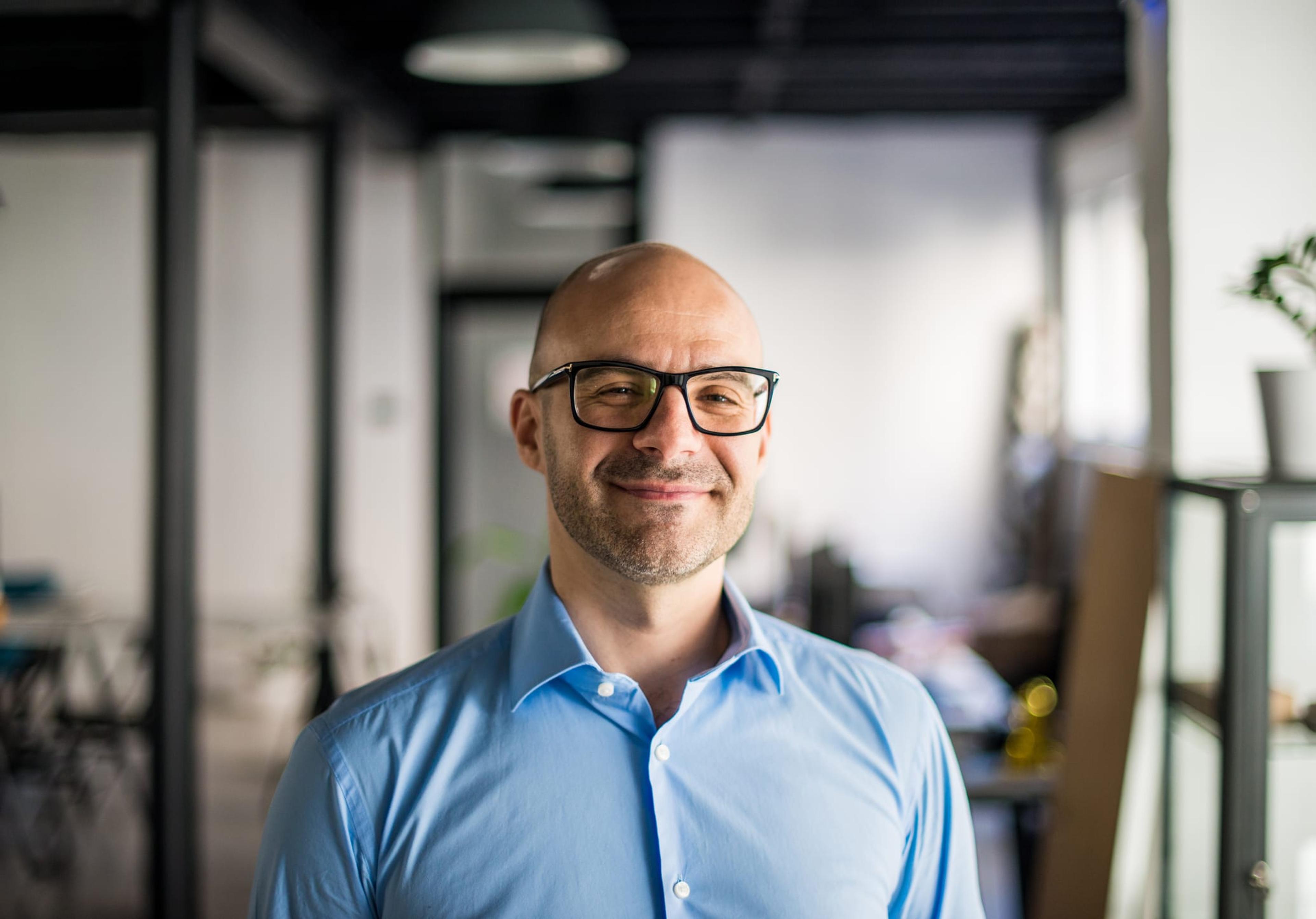 Smiling businessman