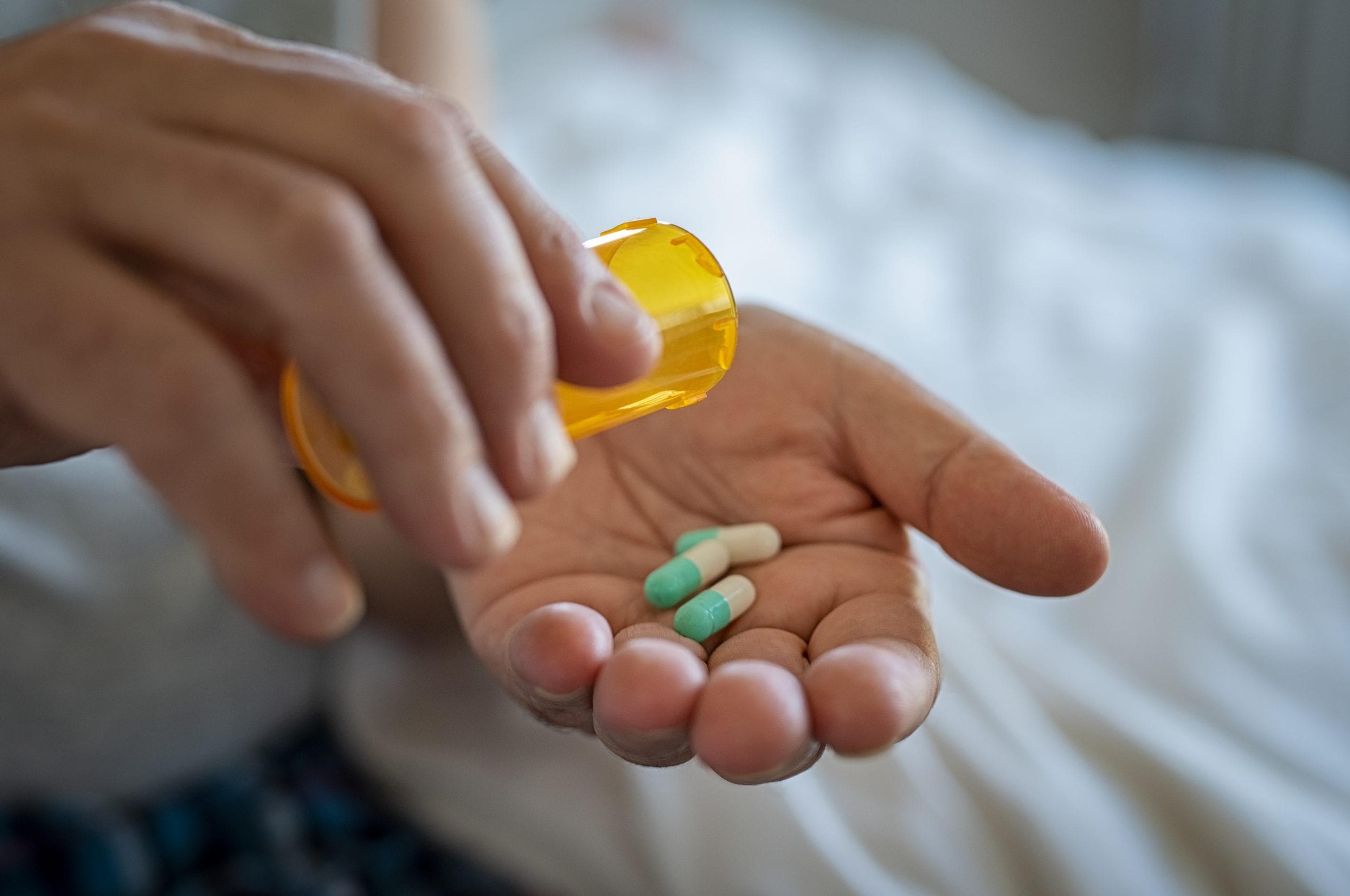 hand dispensing antibiotics