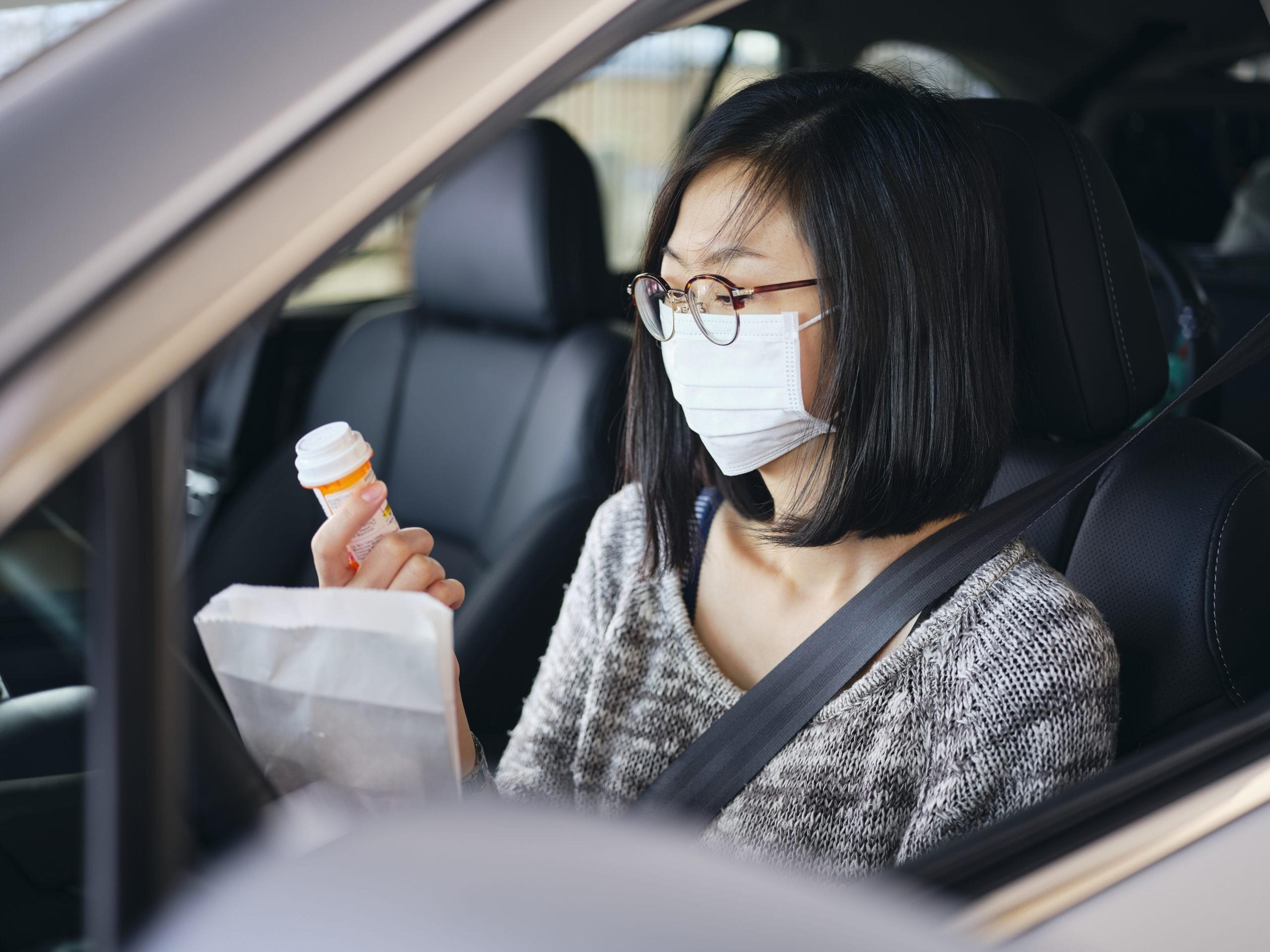 Woman With Prescription Medication