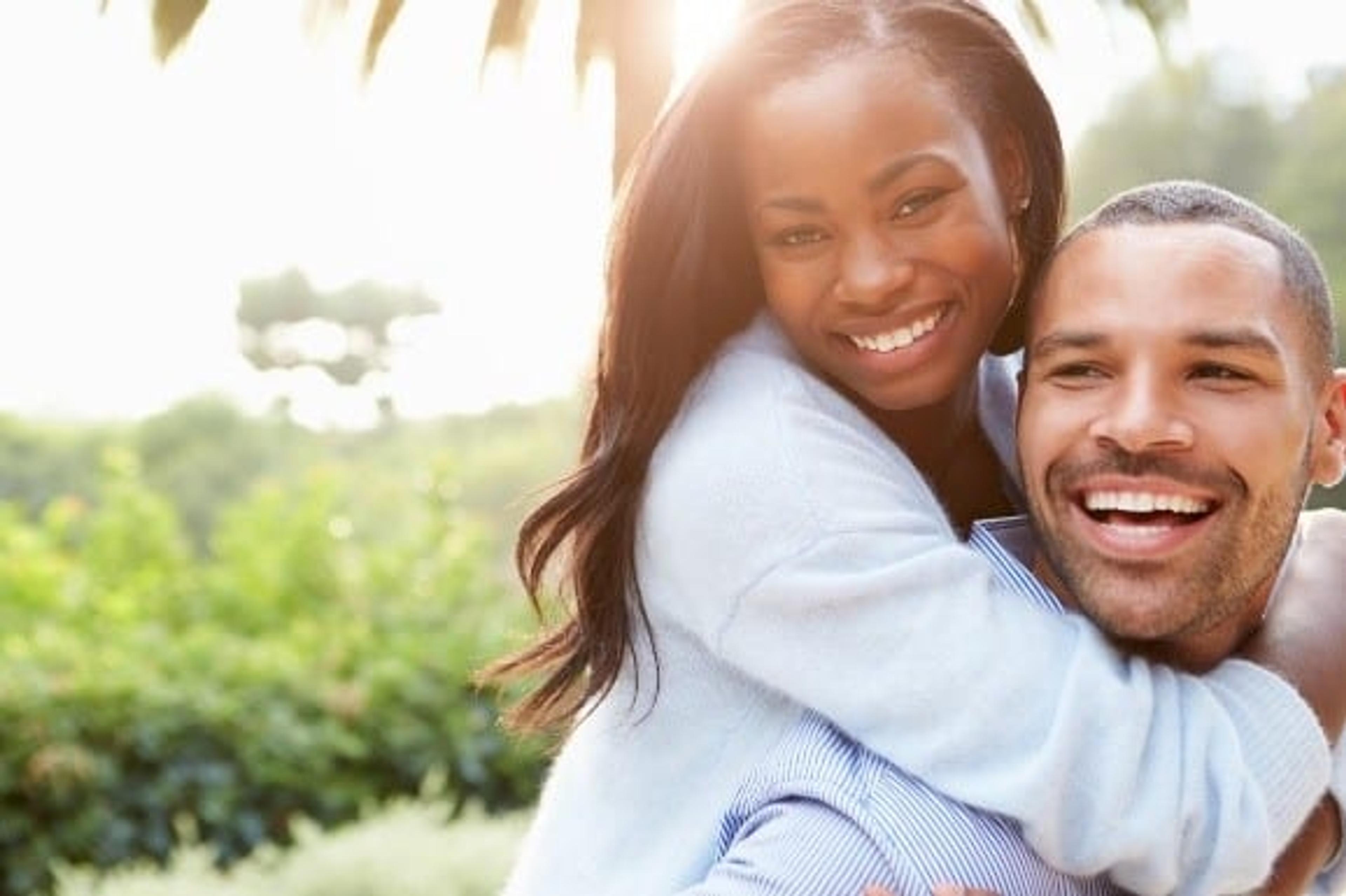 Laughing couple