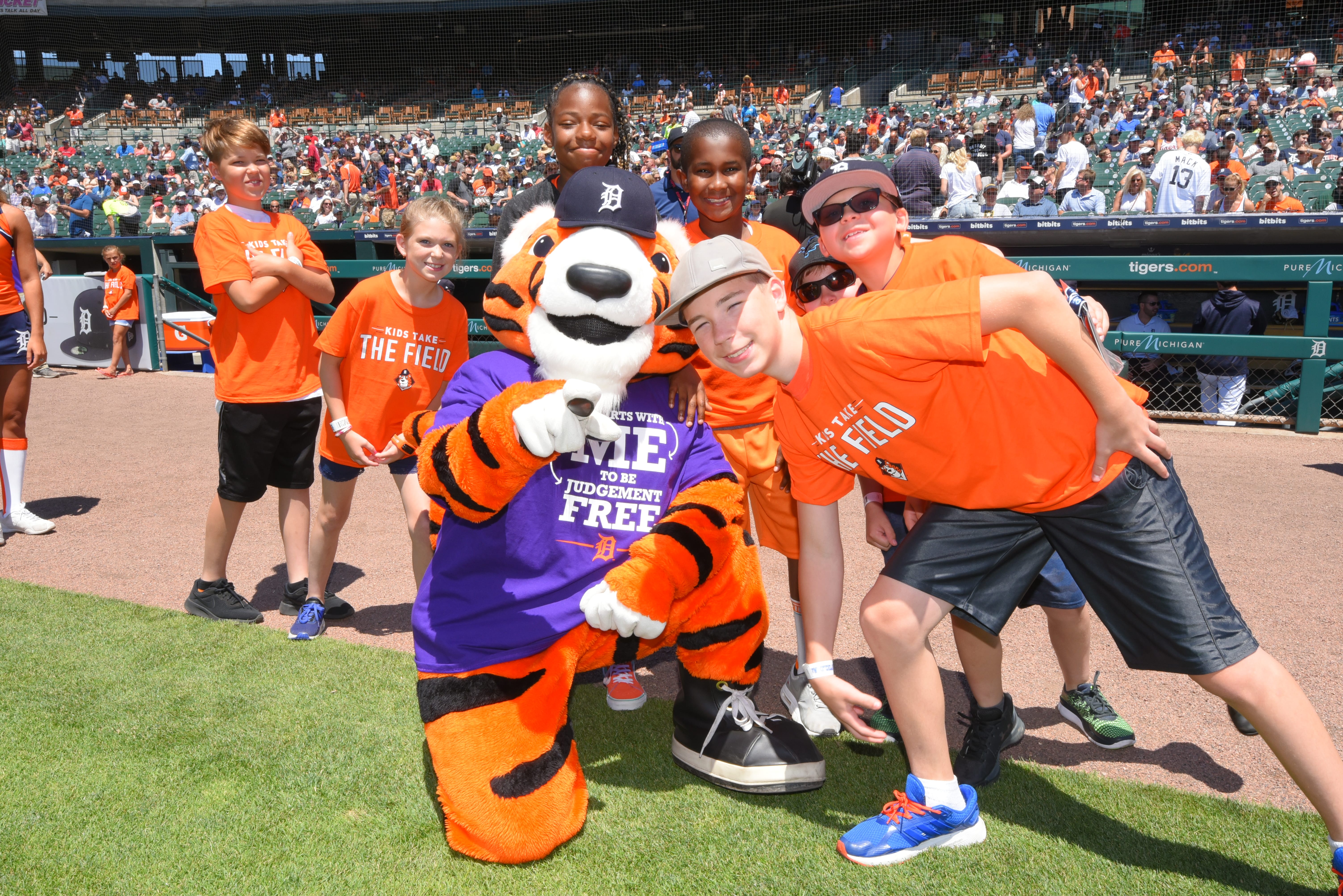 BCBSM and Detroit Tigers Celebrate Children's Health with Annual Kids  Opening Day, Invite Nearly 200 Kids for Special Experience