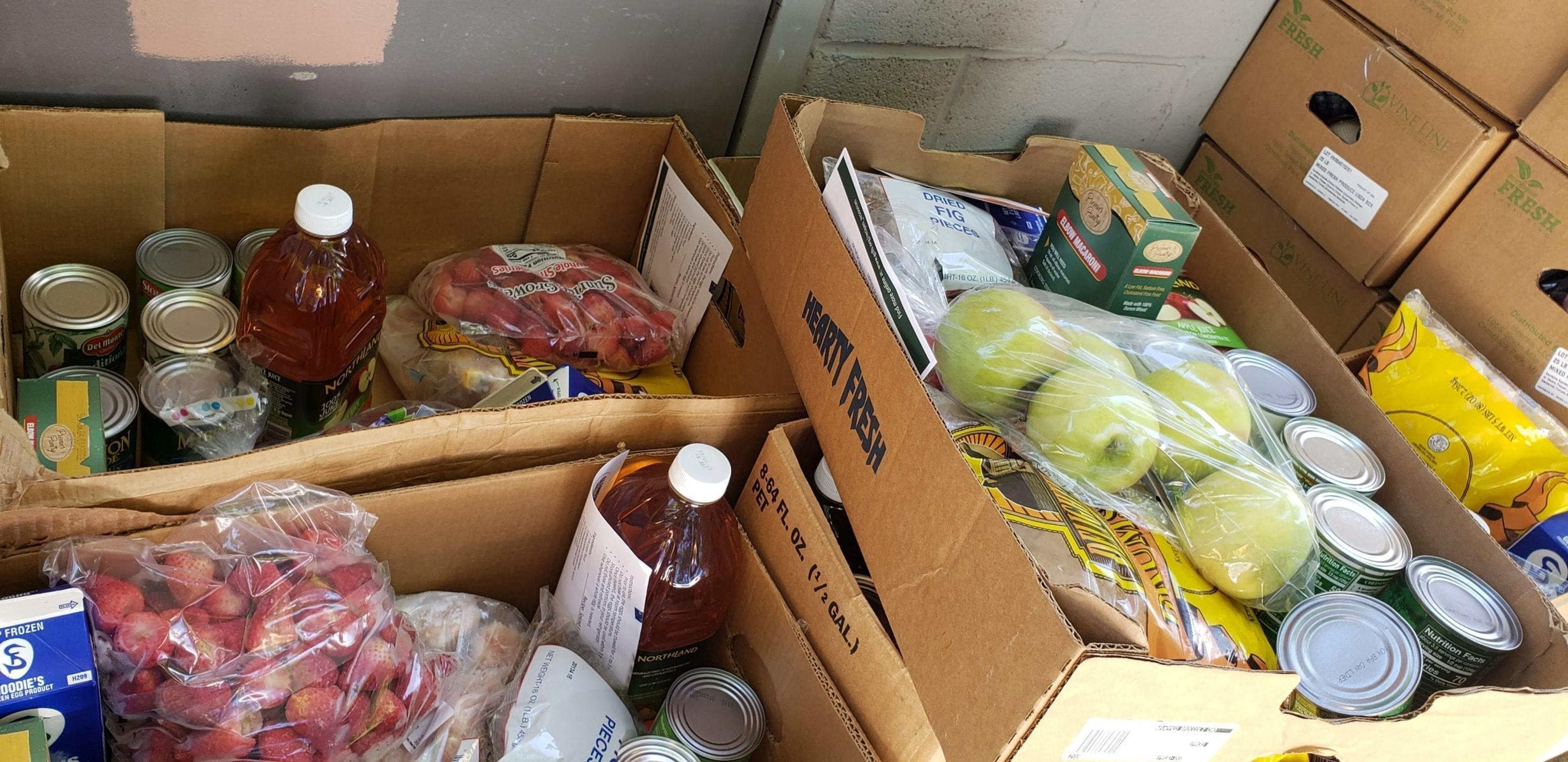 Food for a food distribution