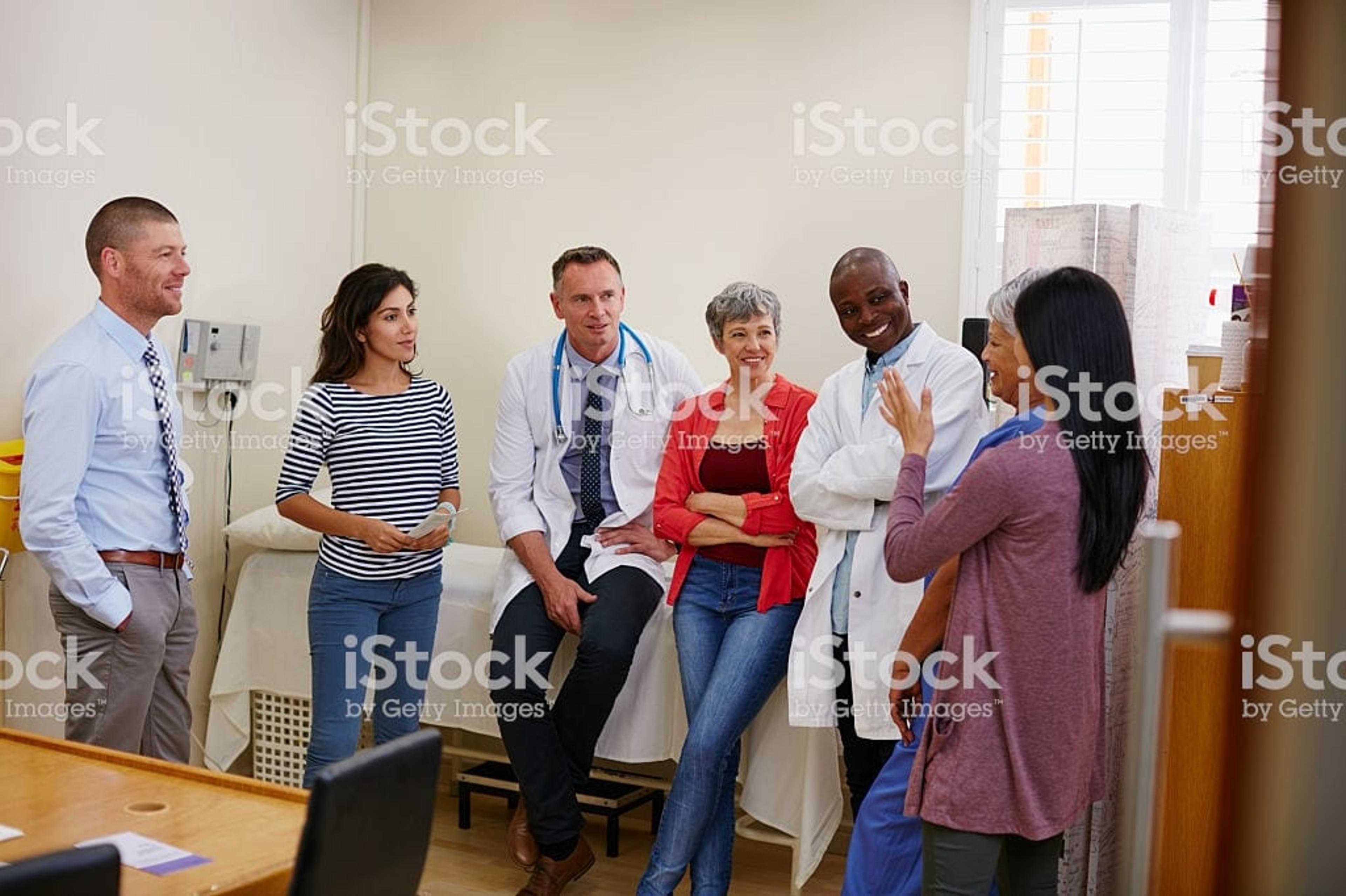 Shot of a doctor working in a hospital