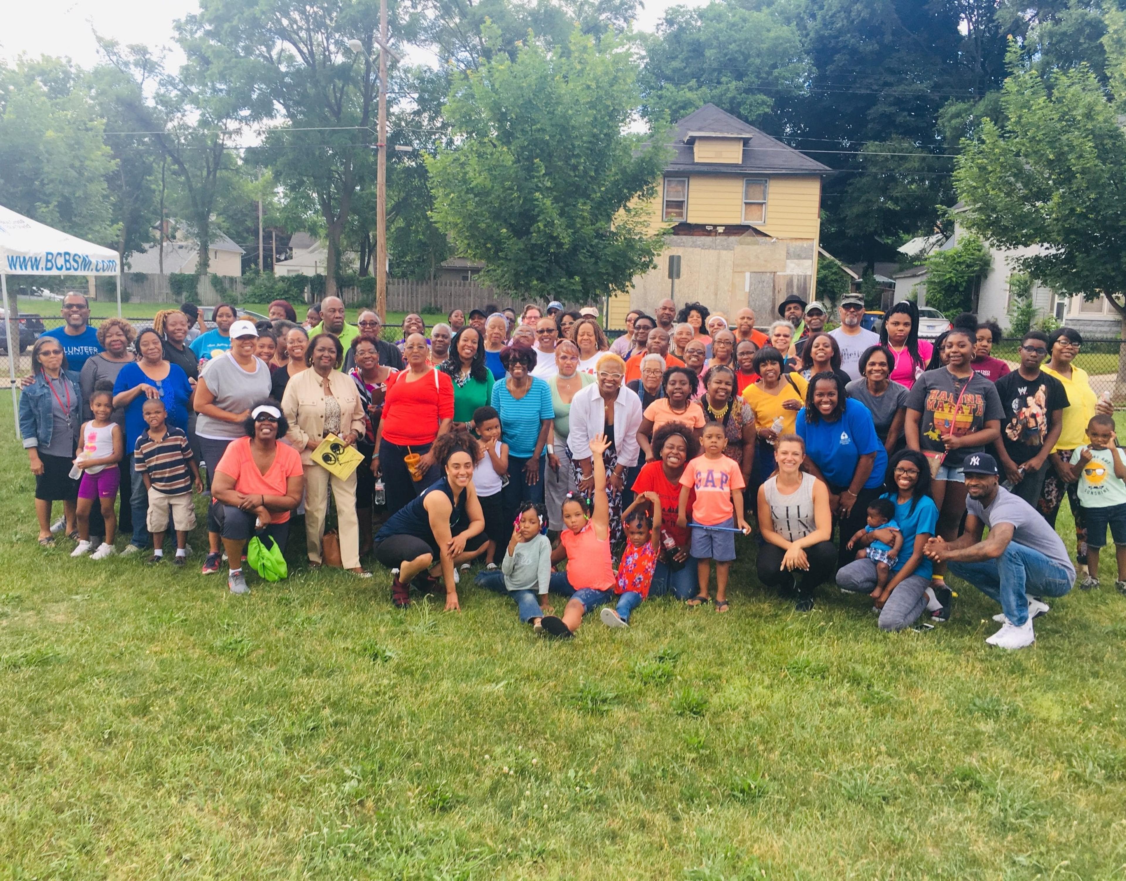 Group photo from 2018 Let's Talk Health week kickoff.