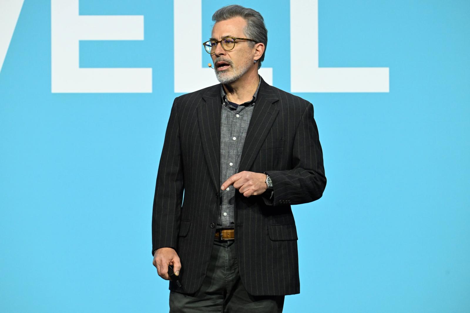 Michael Erard on stage