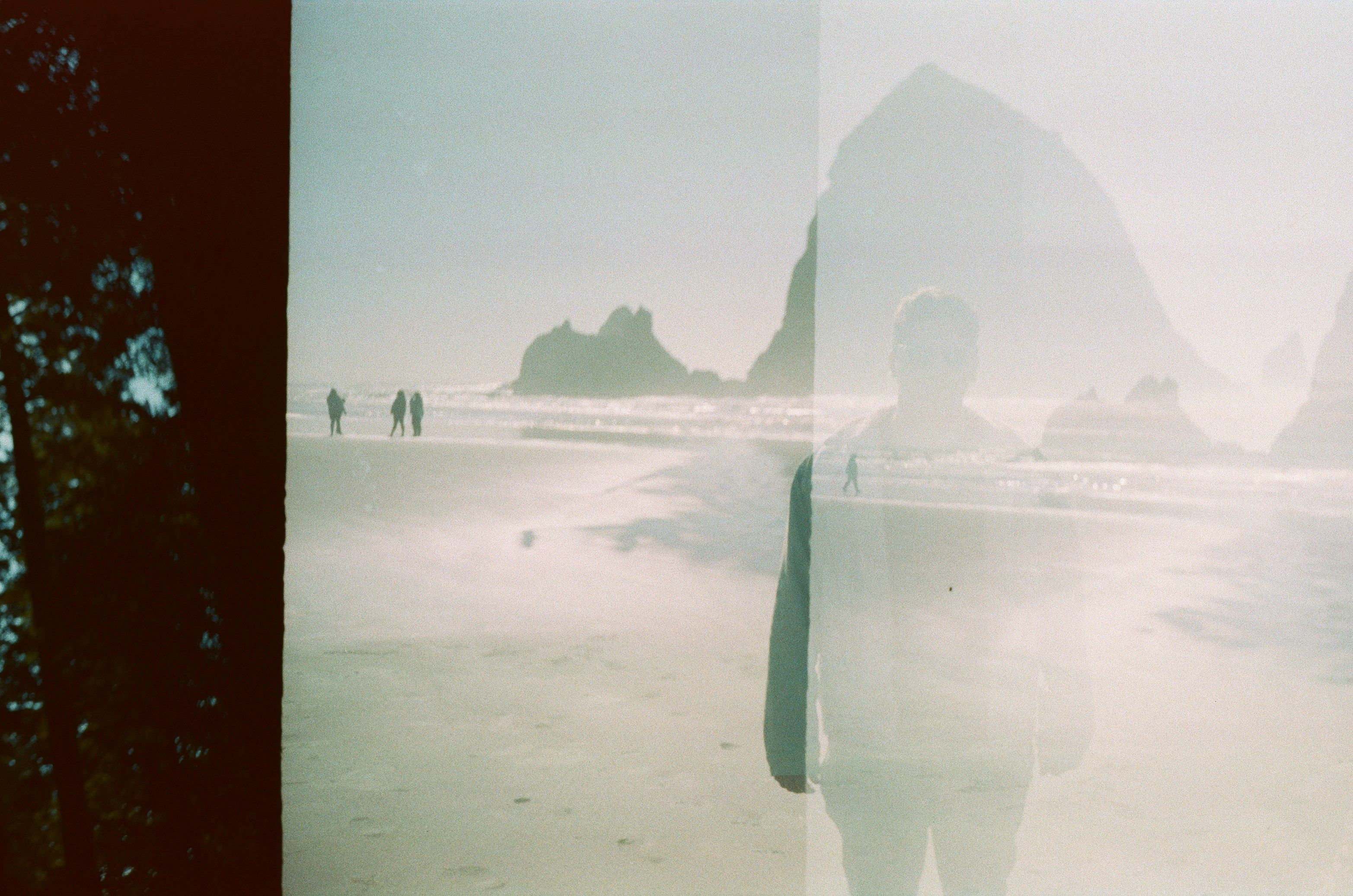 Walking on the beach