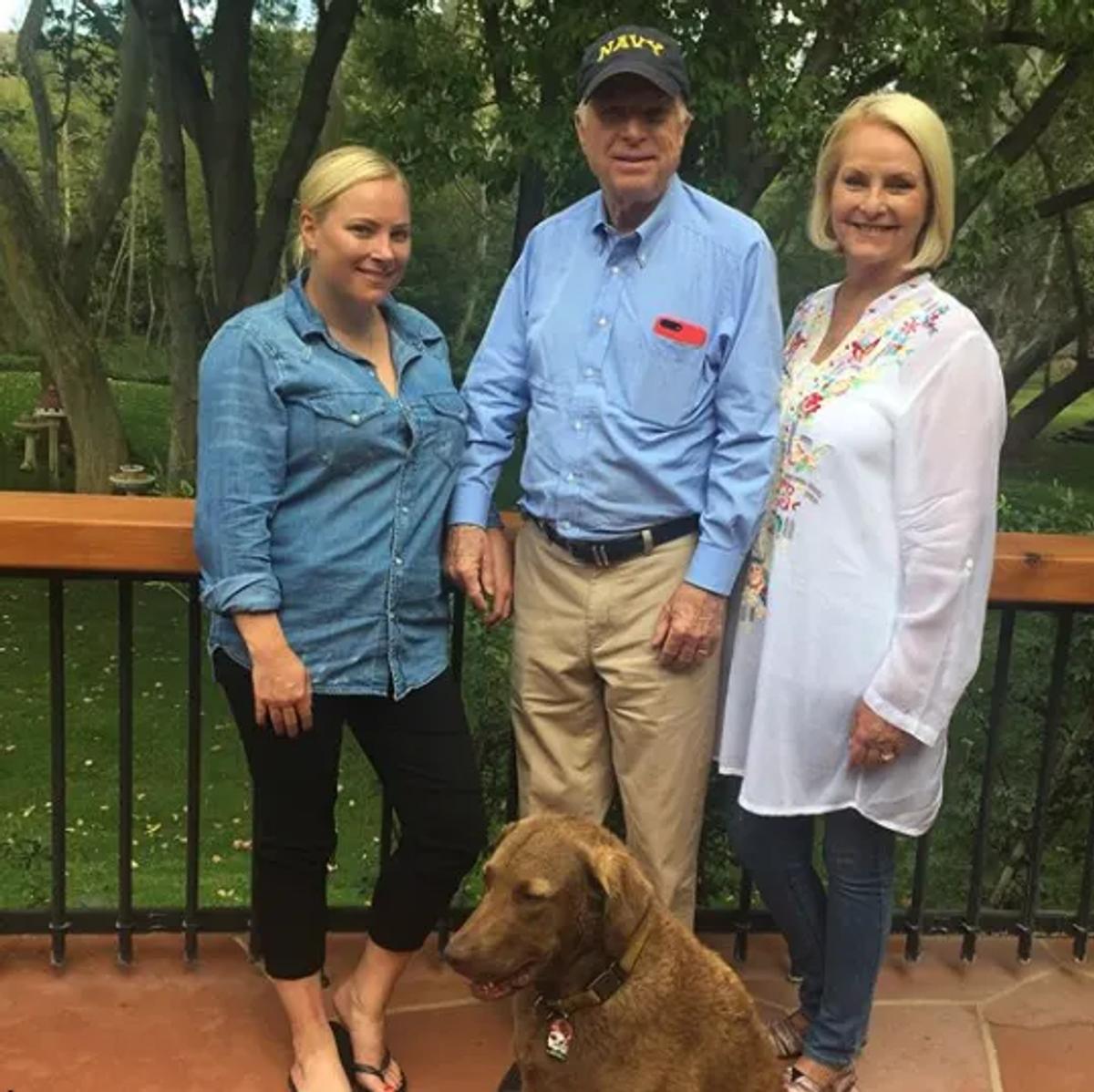 Image by Sen. John McCain, pictured here with his family (via Instagram)