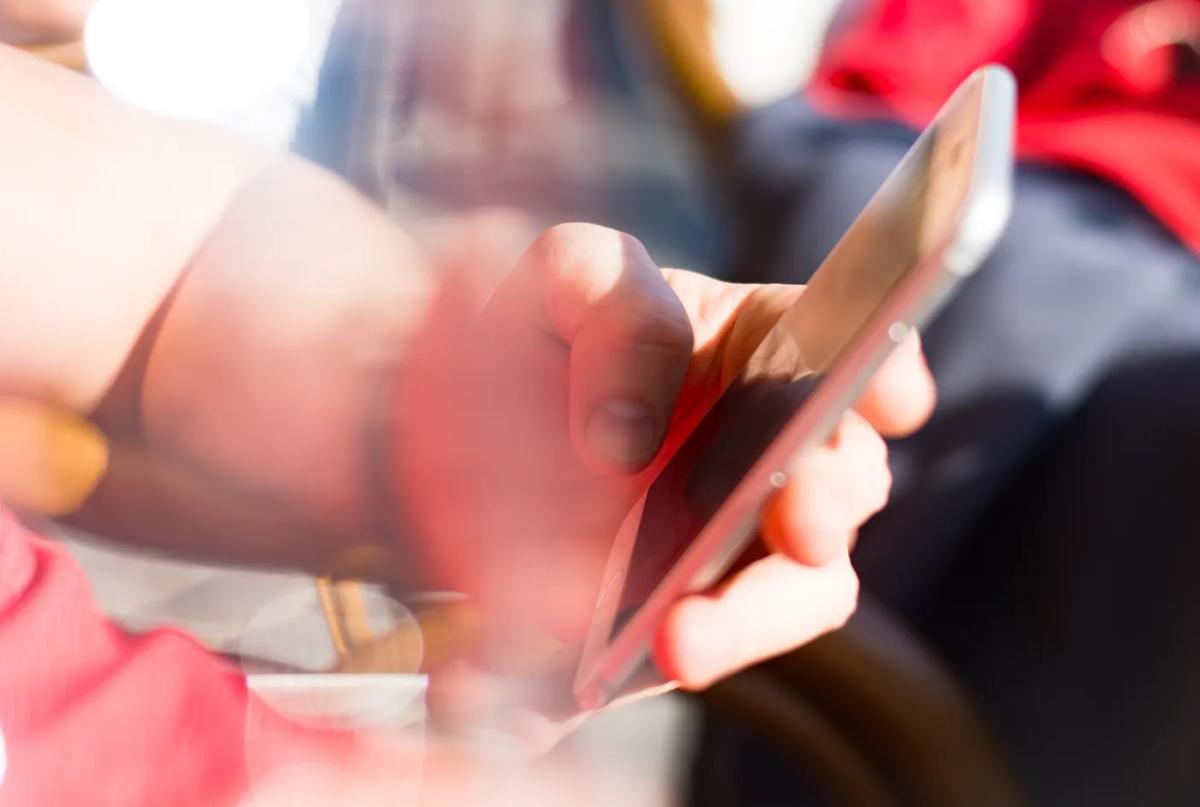 Iphone in a hand