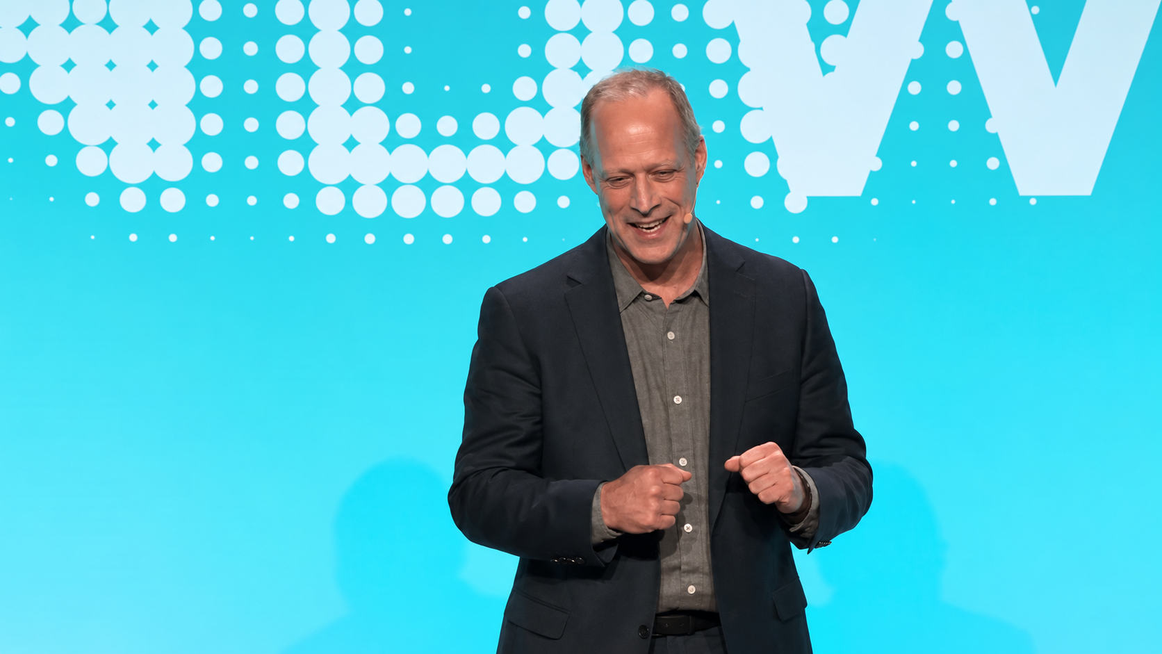 Sebastian Junger on stage