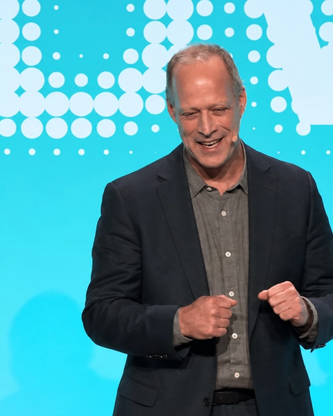 Sebastian Junger on stage