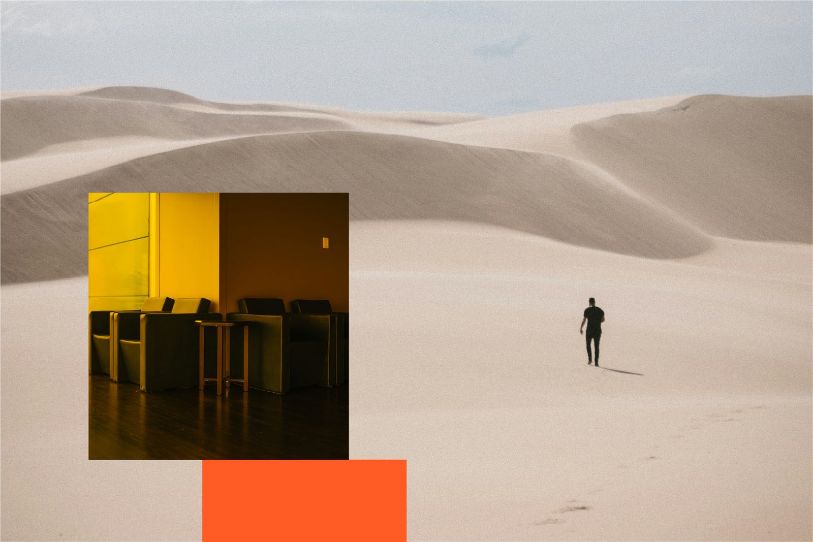 waiting room, desert