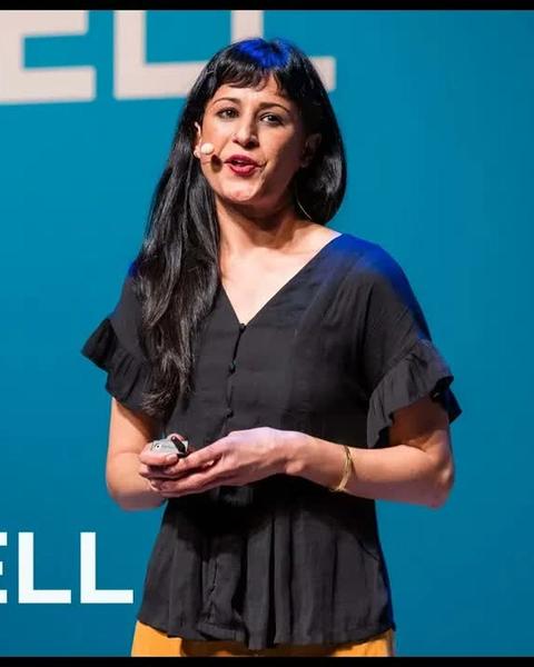 Sunita on stage