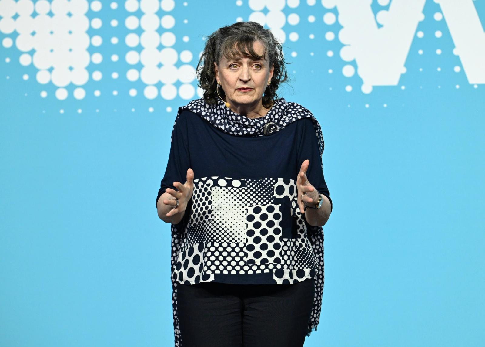 Kathryn Mannix on stage