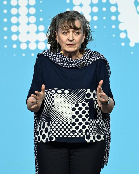 Kathryn Mannix on stage