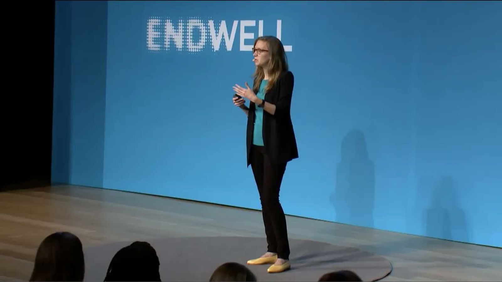 Rebecca on stage