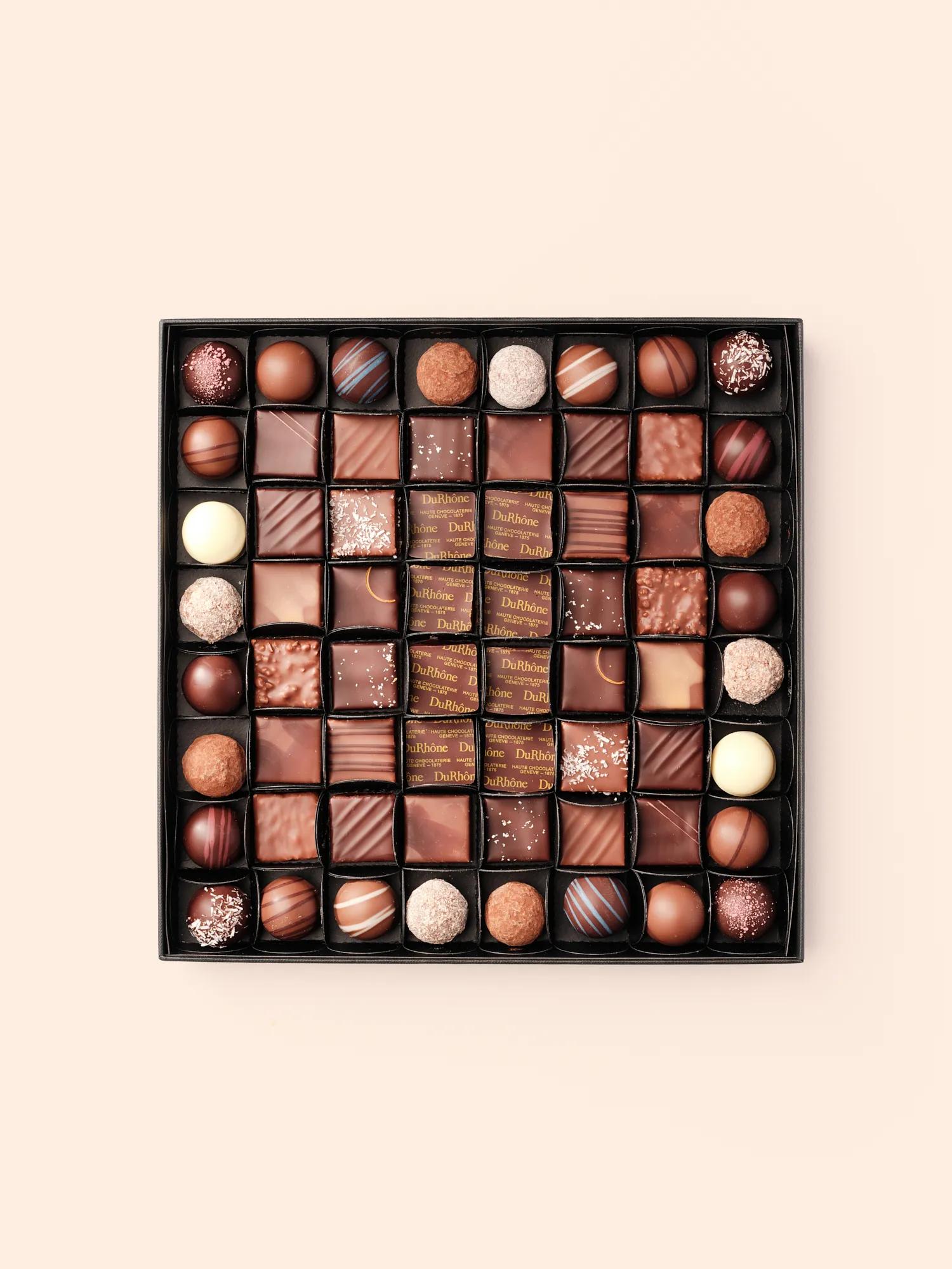Bonbons & pralinés - Boîte 64 pièces