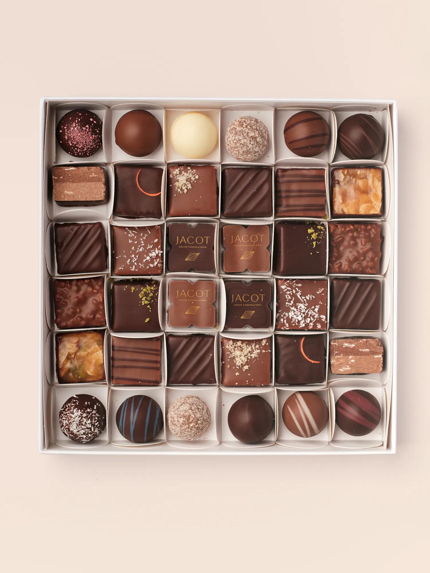 Truffes et Pralinés – Boîte 36 pièces