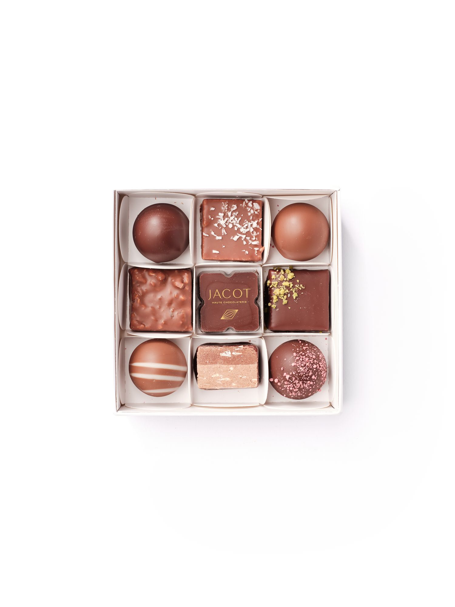 Truffes et Pralinés – Boîte 9 pièces
