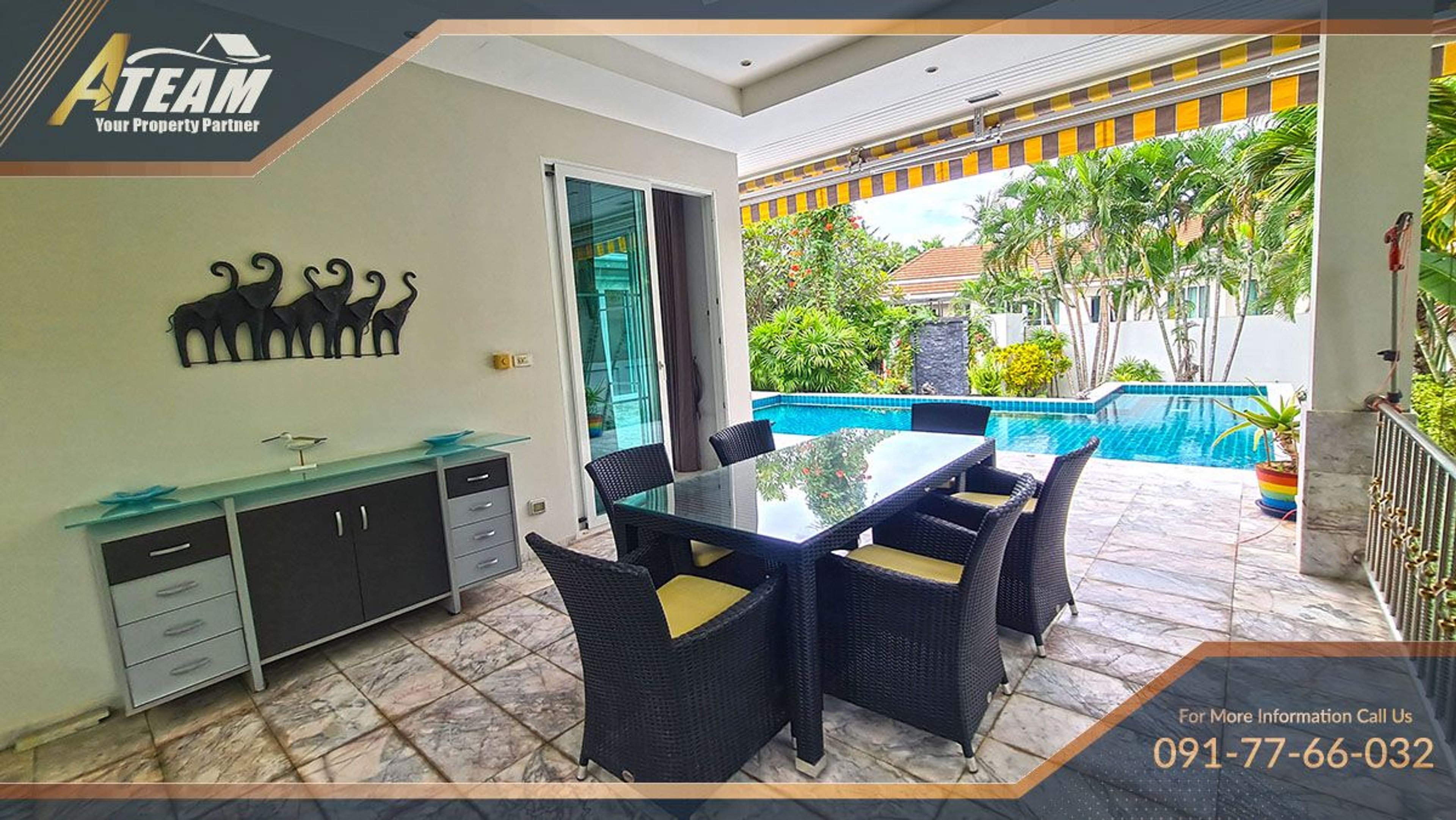 Modern Red Mountain House for Rent with 1 Office Room | 47,000 THB/Month thumbnail 32