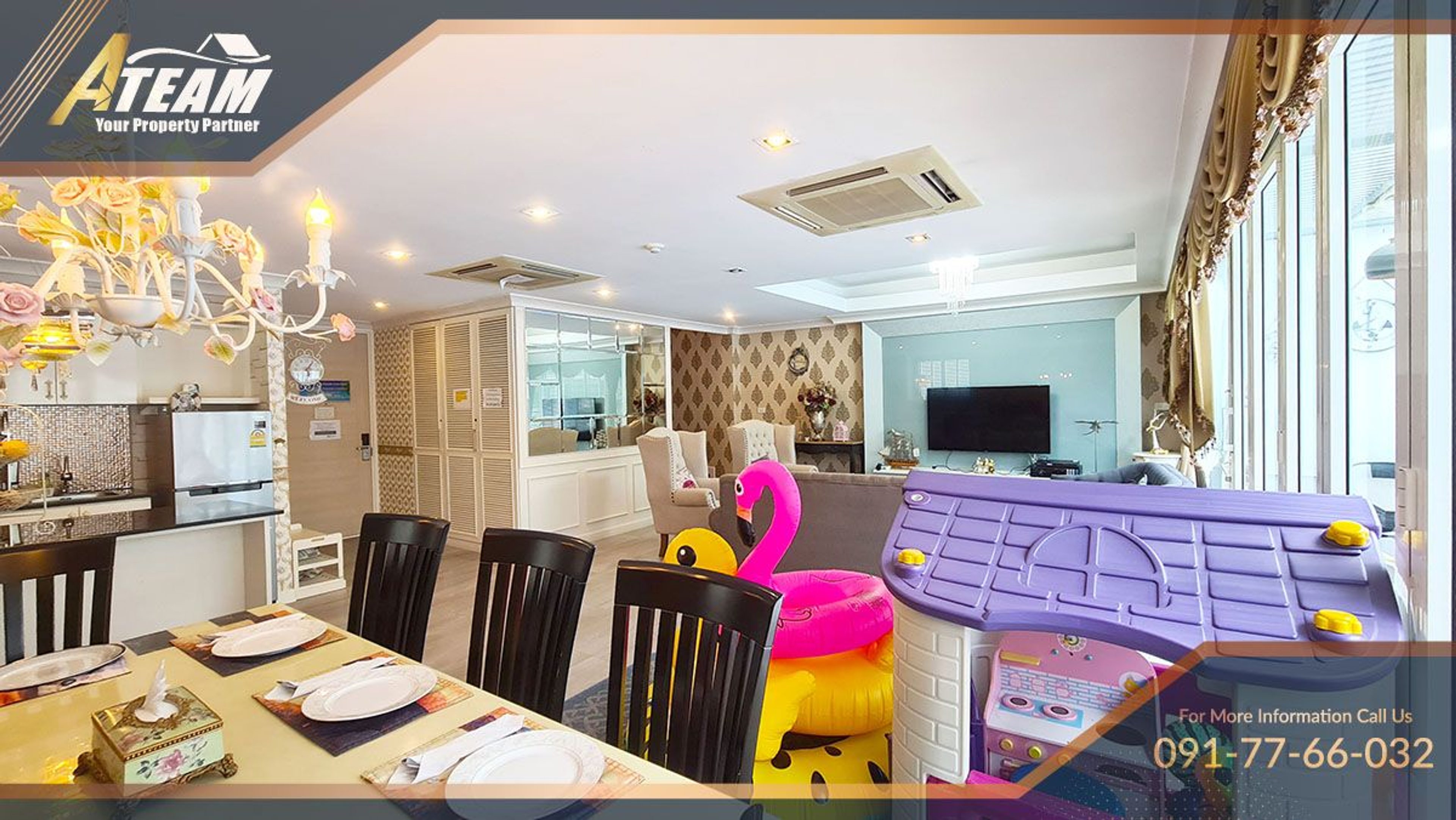 Apartment / Condo For Rent - - 3 Bedrooms - 4 Bathrooms - Price ฿99,90 thumbnail 11