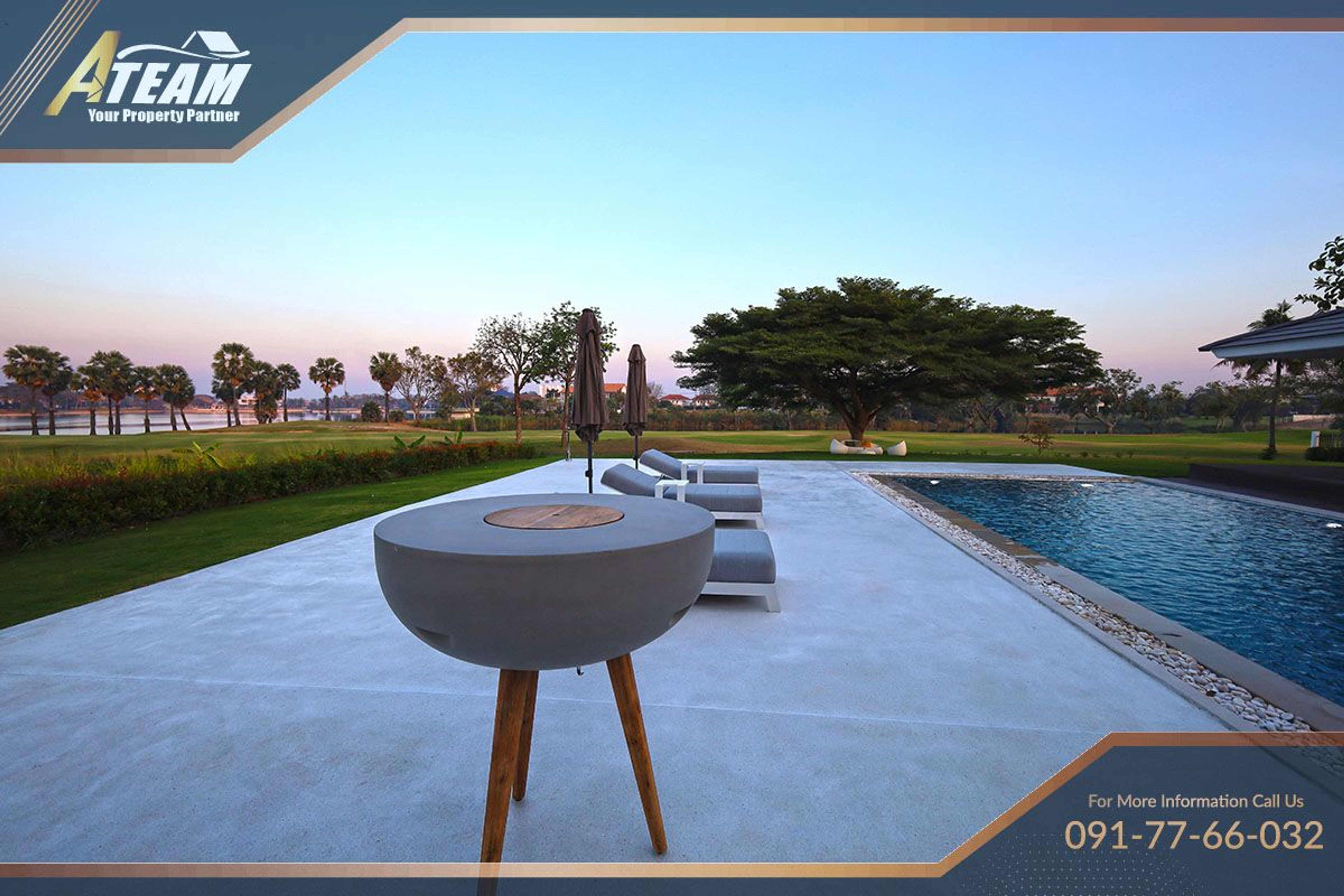  4-Bedroom, 5-Bathroom Luxury Pool Villa at Palm Hills Golf Course thumbnail 5