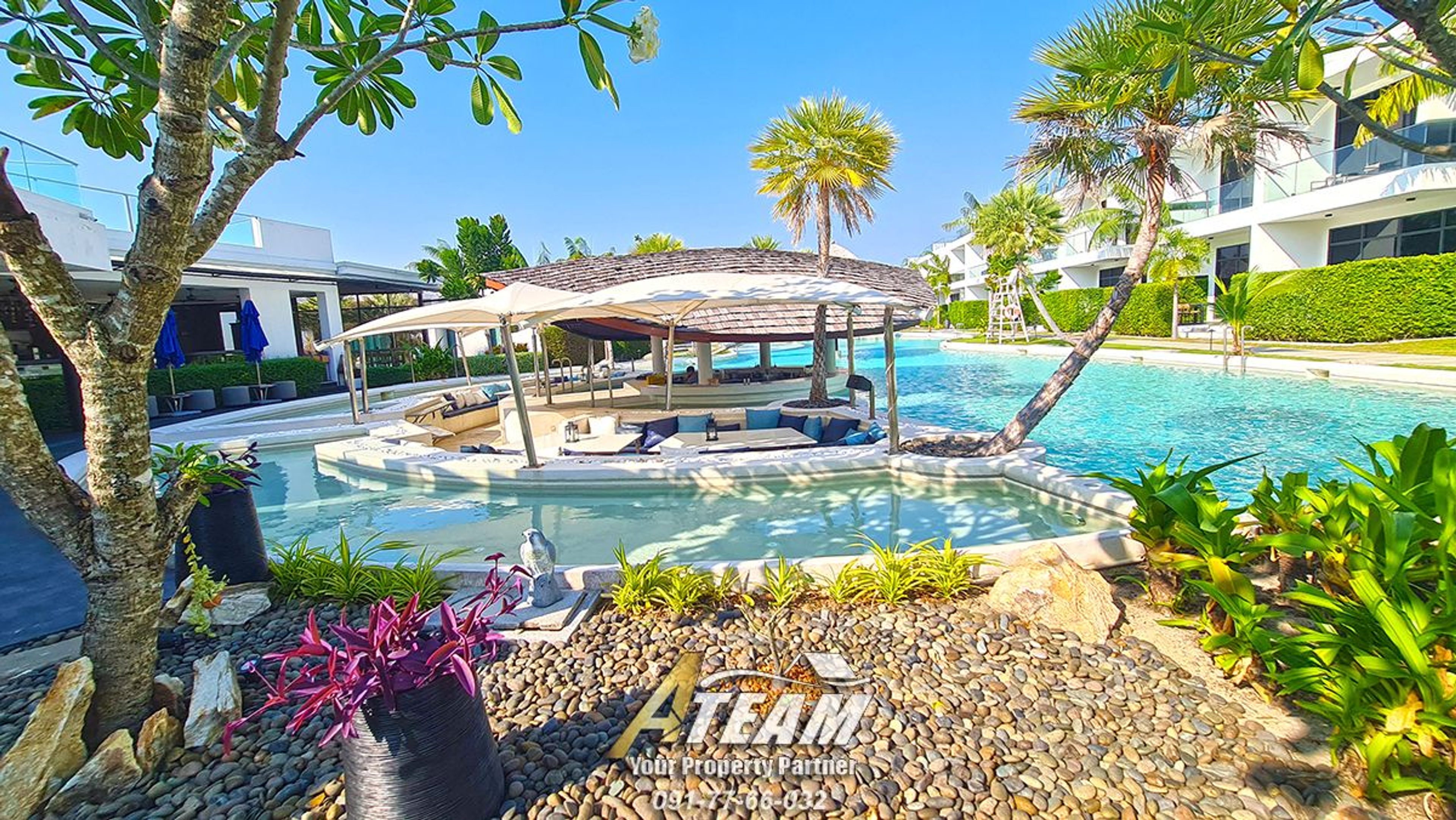 Modern 3 bedroom pool villa In La Lua resort thumbnail 34