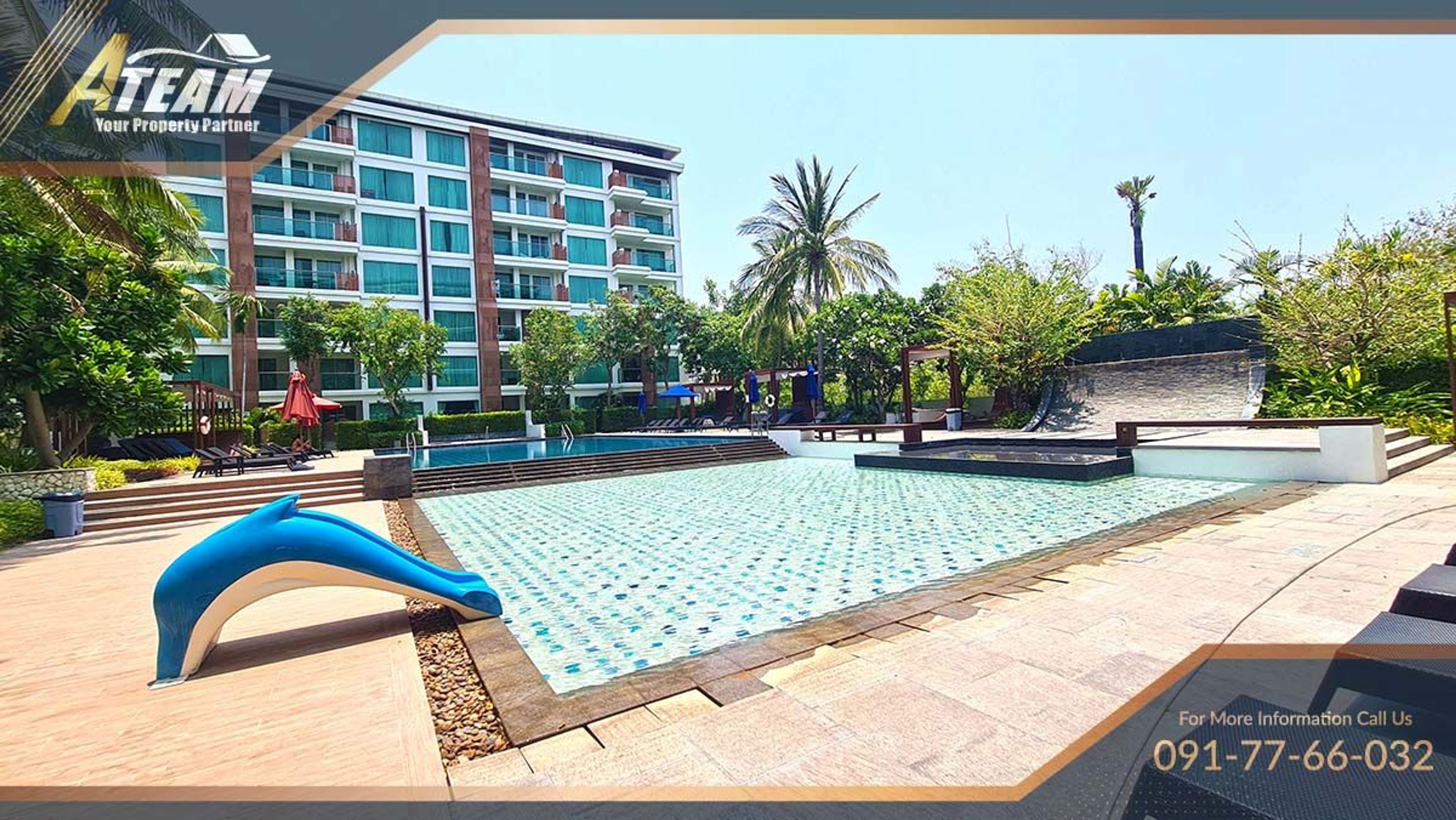 Serviced luxury 2 bedrooms Condo at Amari Residence Hua Hin thumbnail 2