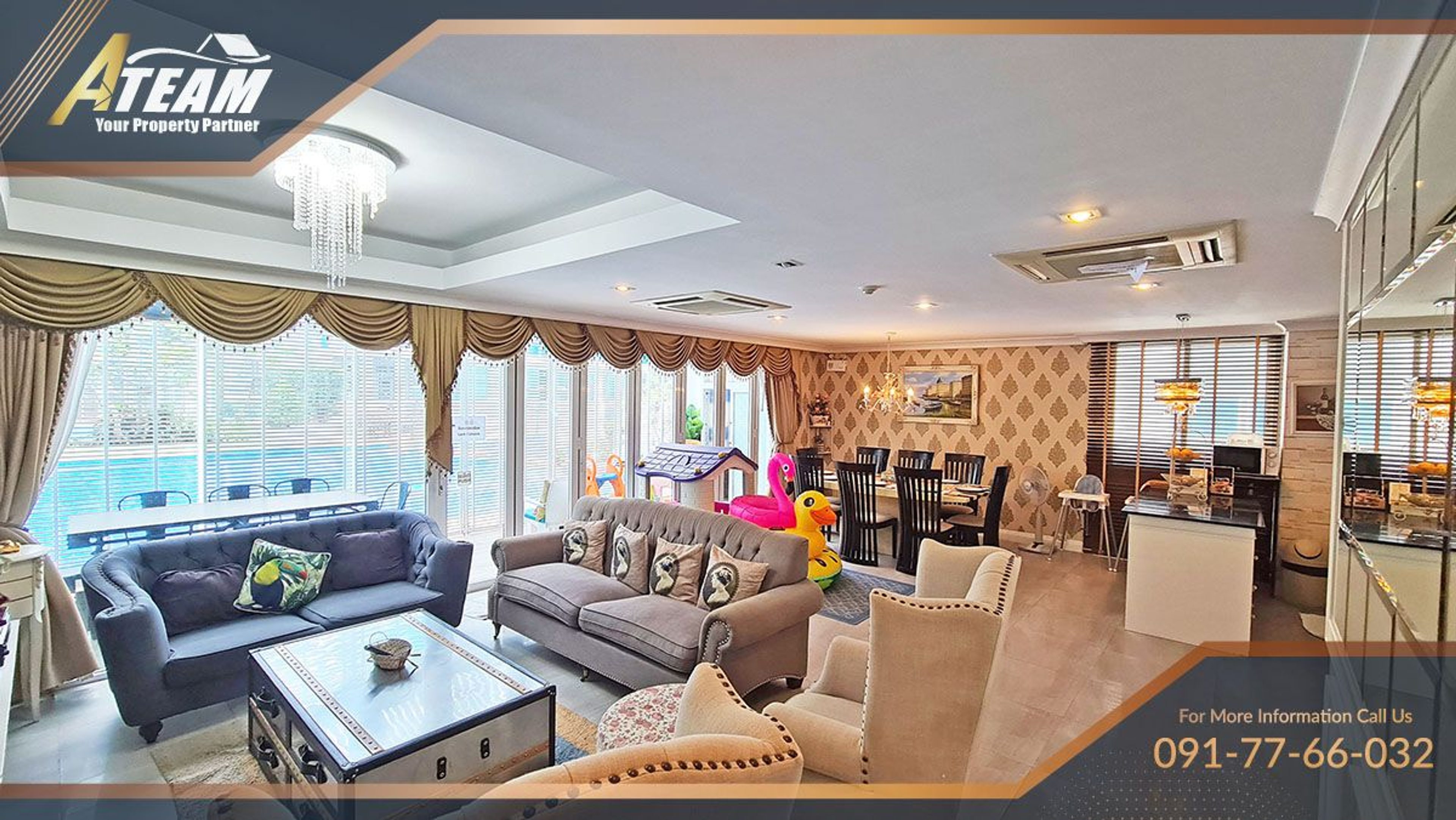 Apartment / Condo For Rent - - 3 Bedrooms - 4 Bathrooms - Price ฿99,90 thumbnail 16