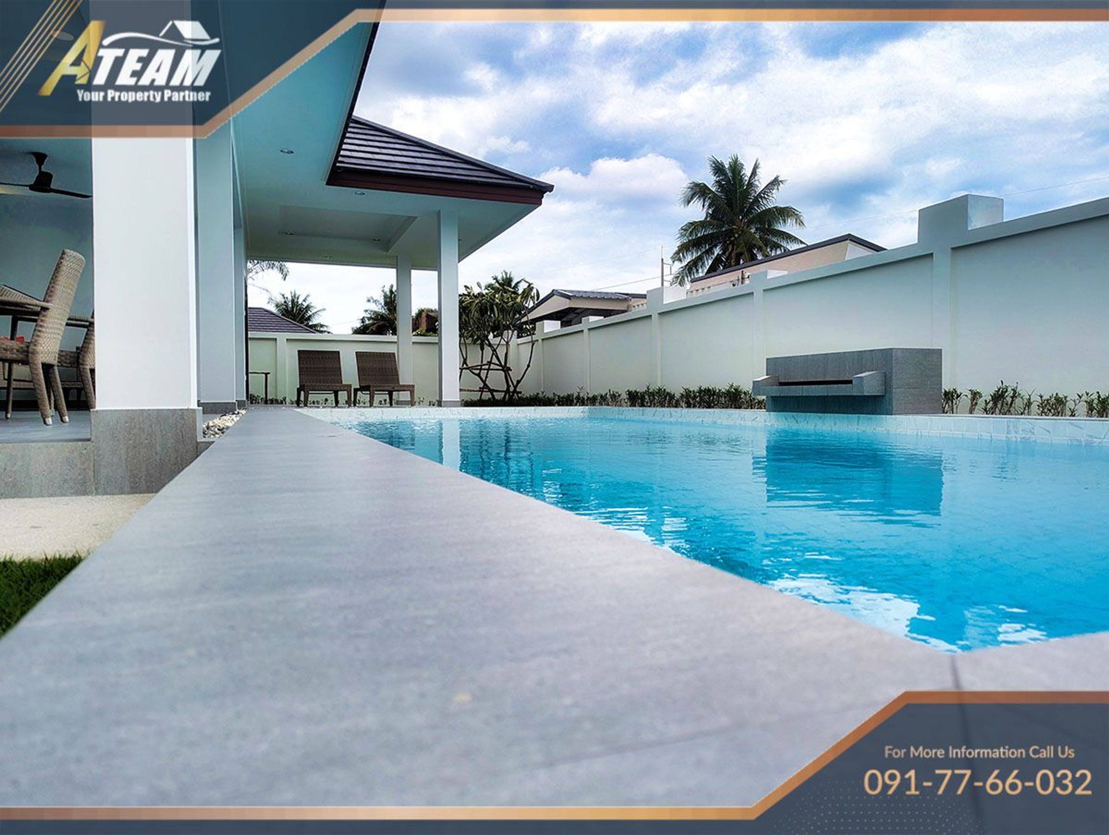 Modern 3 Bed 2 Bath  Pool Villa in convientient location (Type B)  thumbnail 24