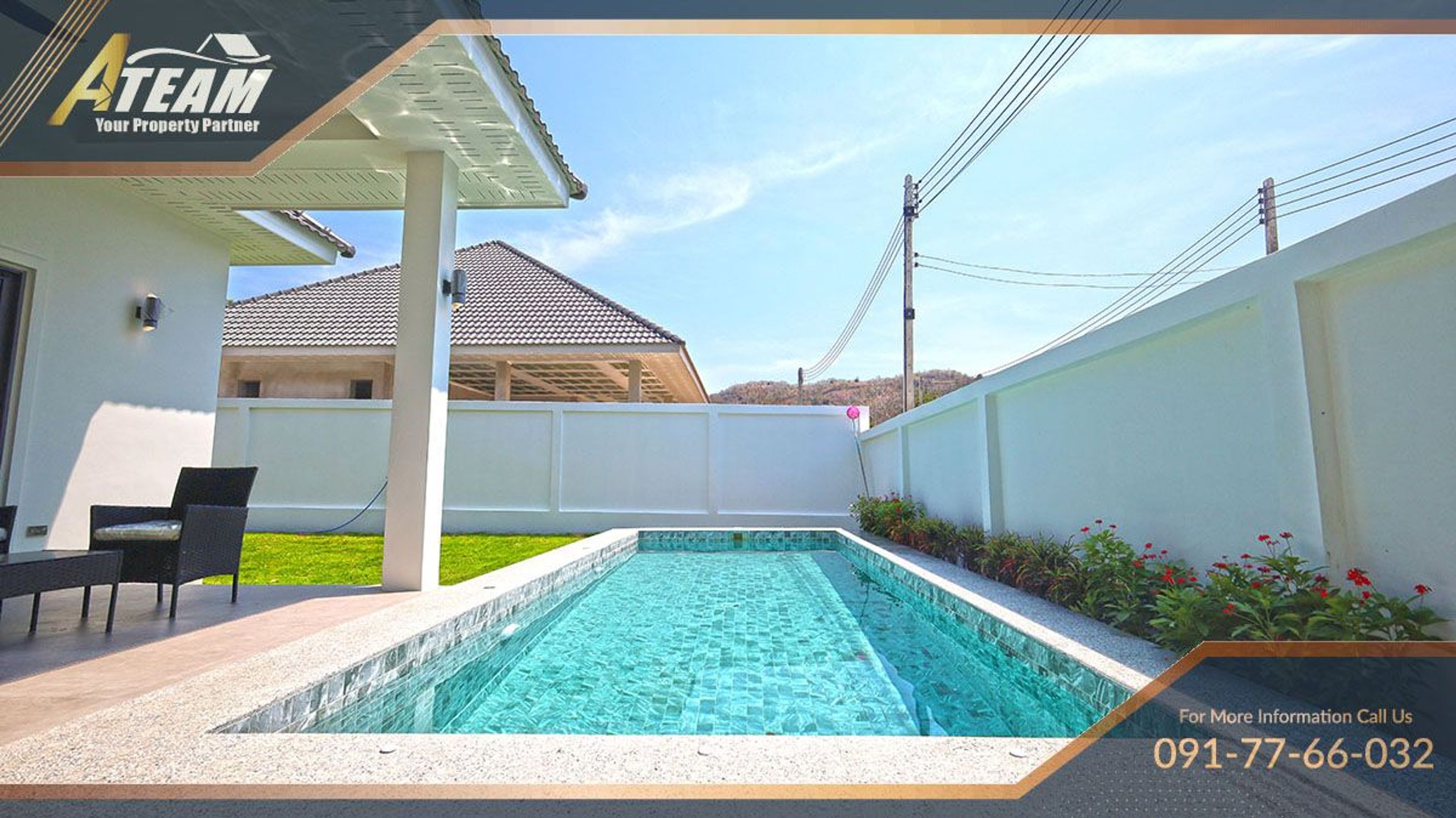 Brand New Modern Pool Villa in Hin Lek Fai with Stunning Mountain View thumbnail 2