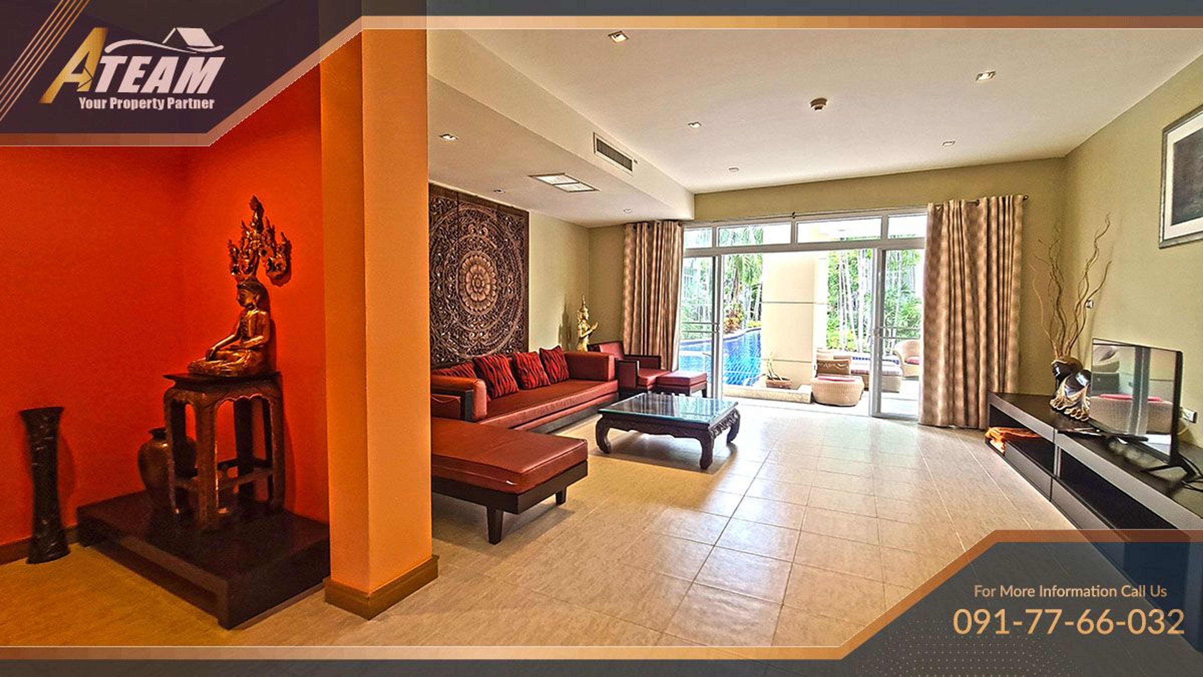 Apartment / Condo For Rent - - 2 Bedrooms - 2 Bathrooms - Price ฿39,00 thumbnail 2